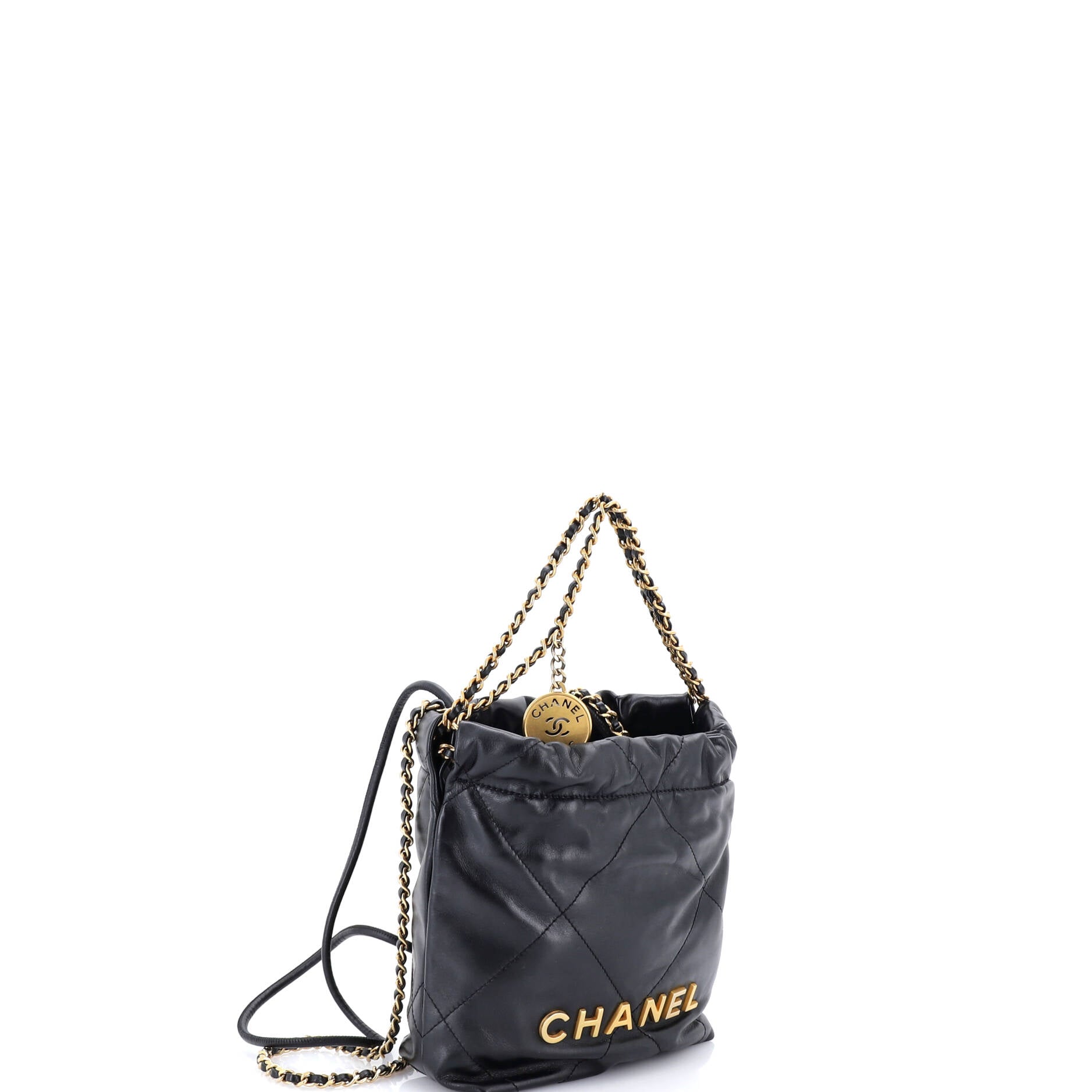 22 Chain Hobo Quilted Calfskin Mini