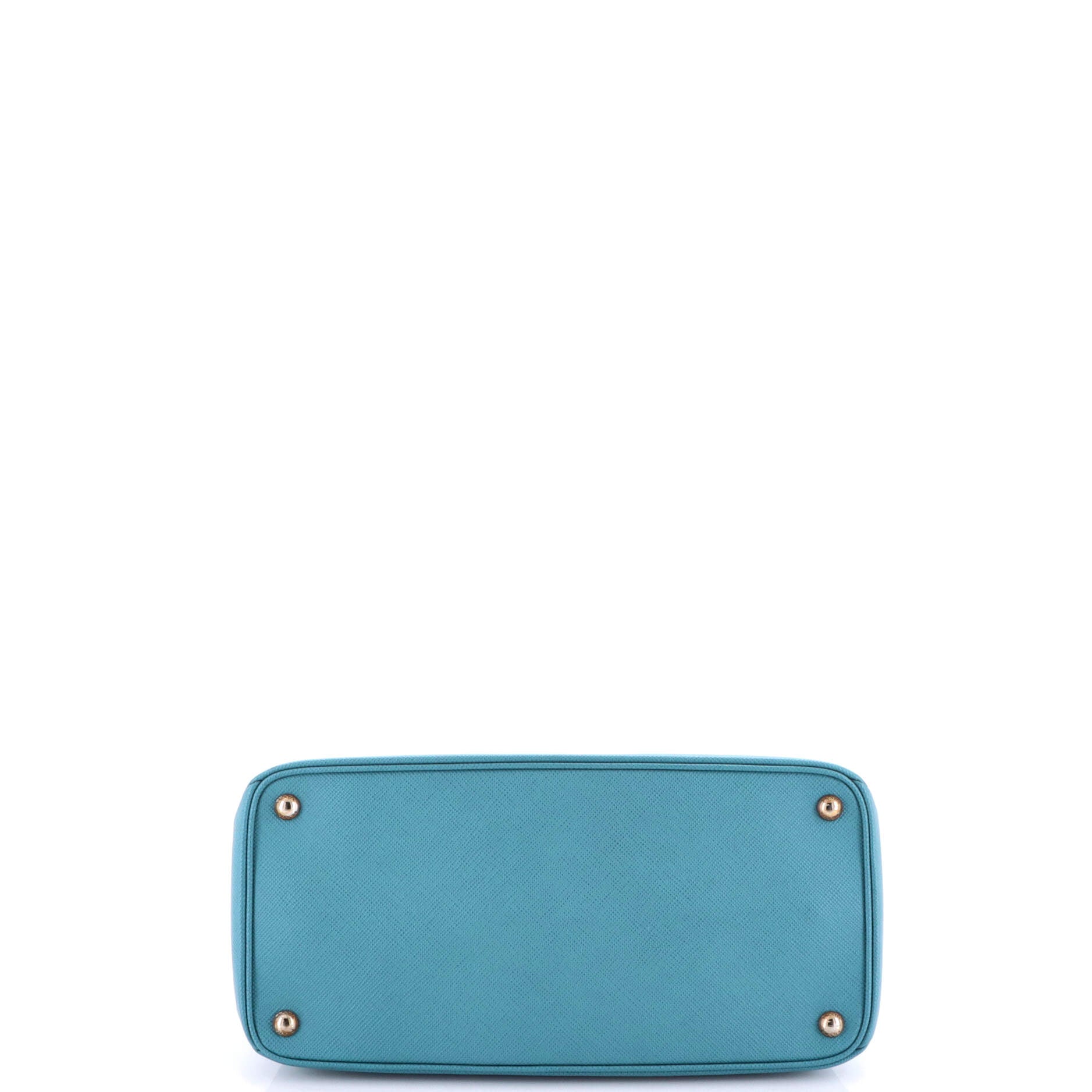 Turnlock Cuir Twin Tote Saffiano Leather Small