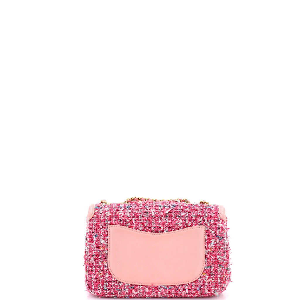 Filigree Flap Bag Quilted Tweed Small