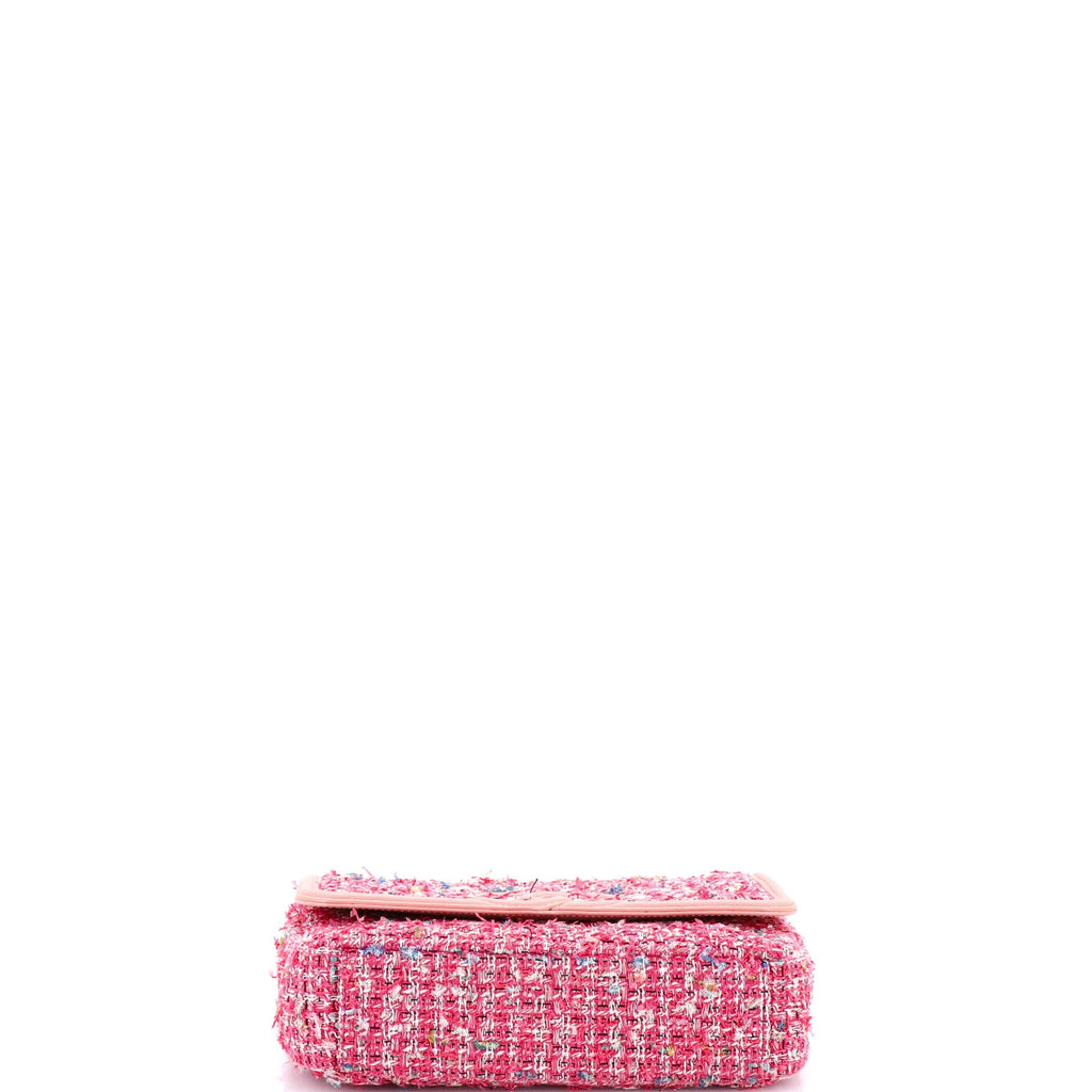 Filigree Flap Bag Quilted Tweed Small