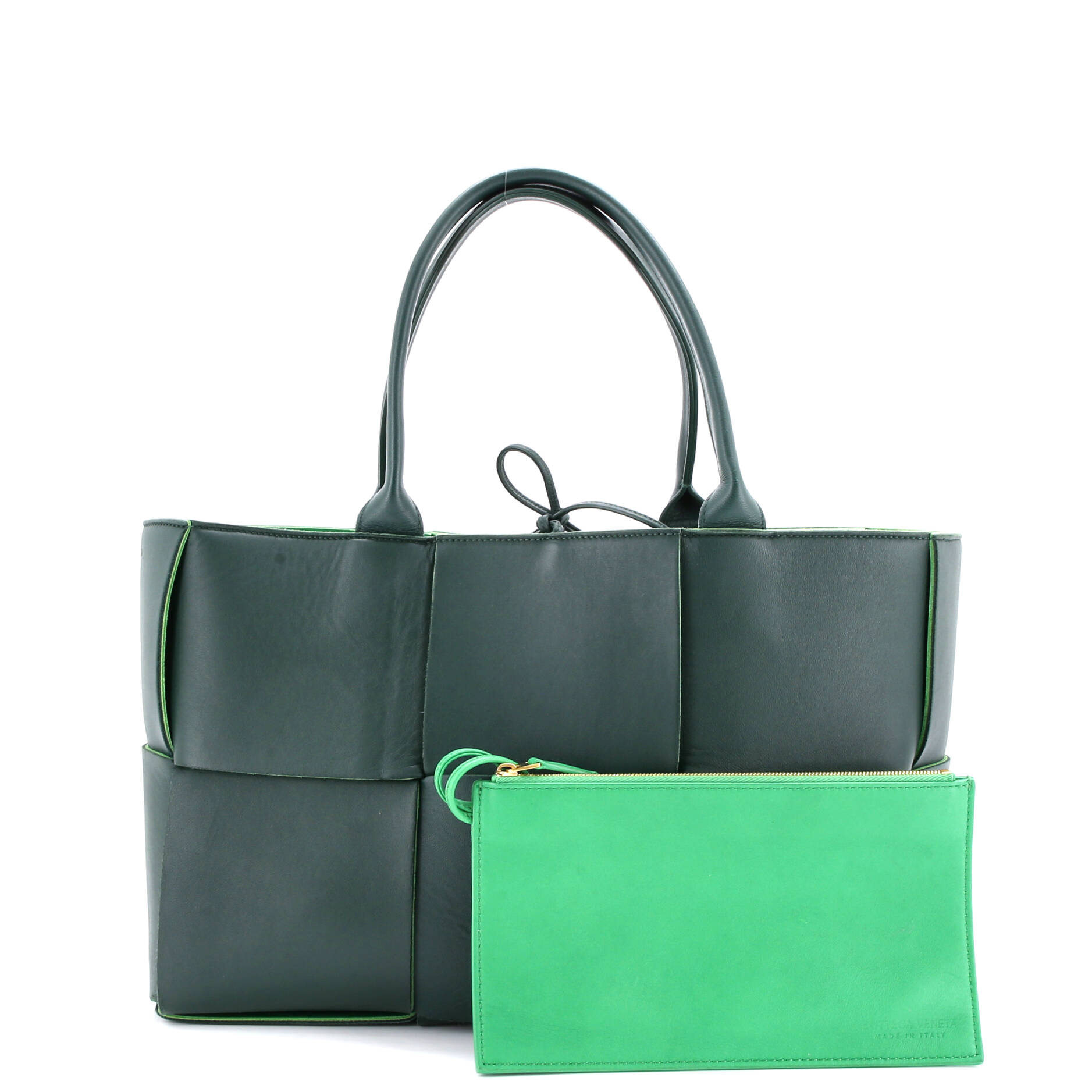 Arco Tote Maxi Intrecciato Leather Medium