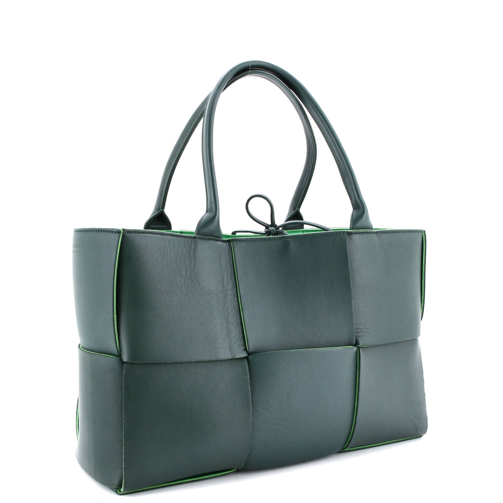 Arco Tote Maxi Intrecciato Leather Medium