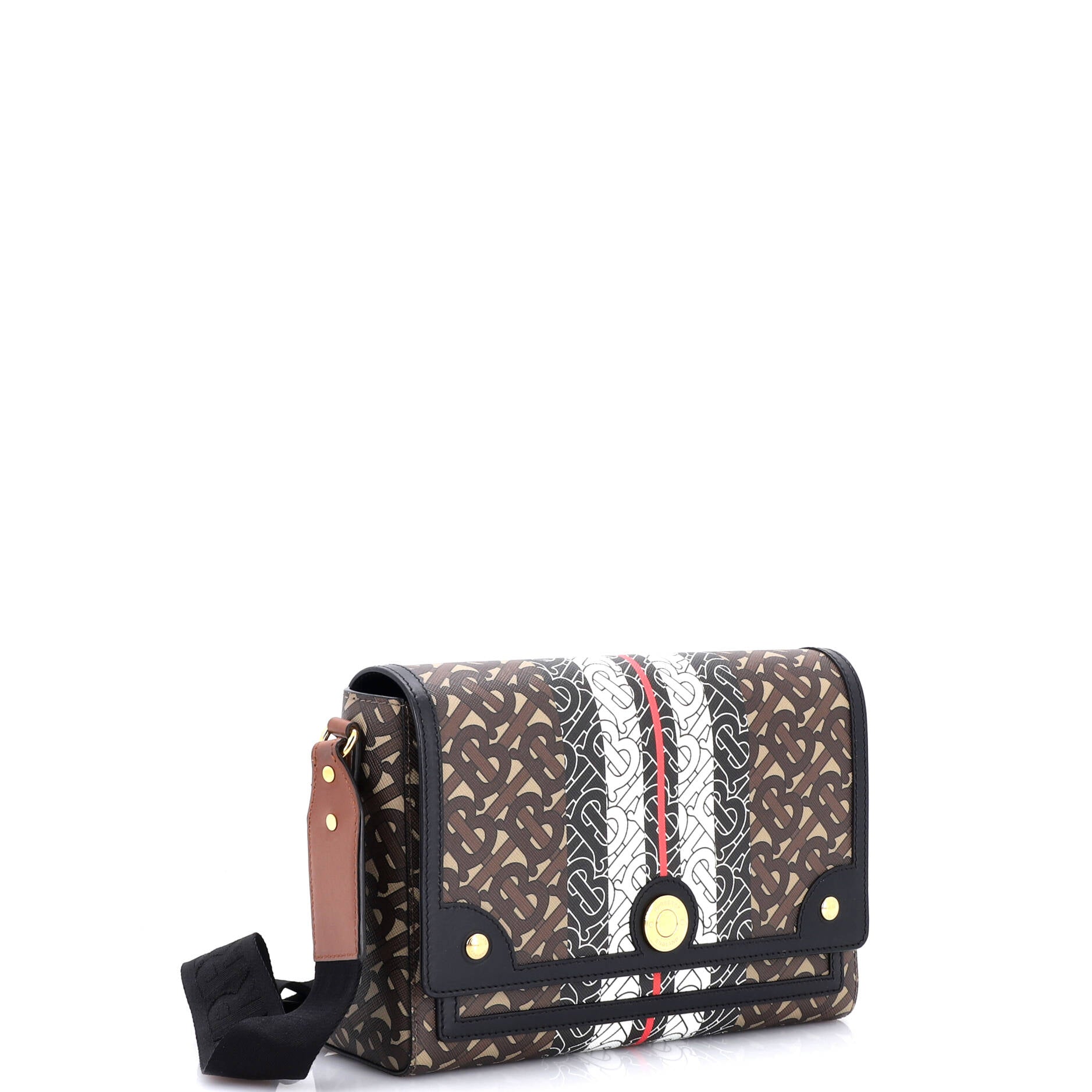 Note Crossbody Bag Monogram E-Canvas Medium