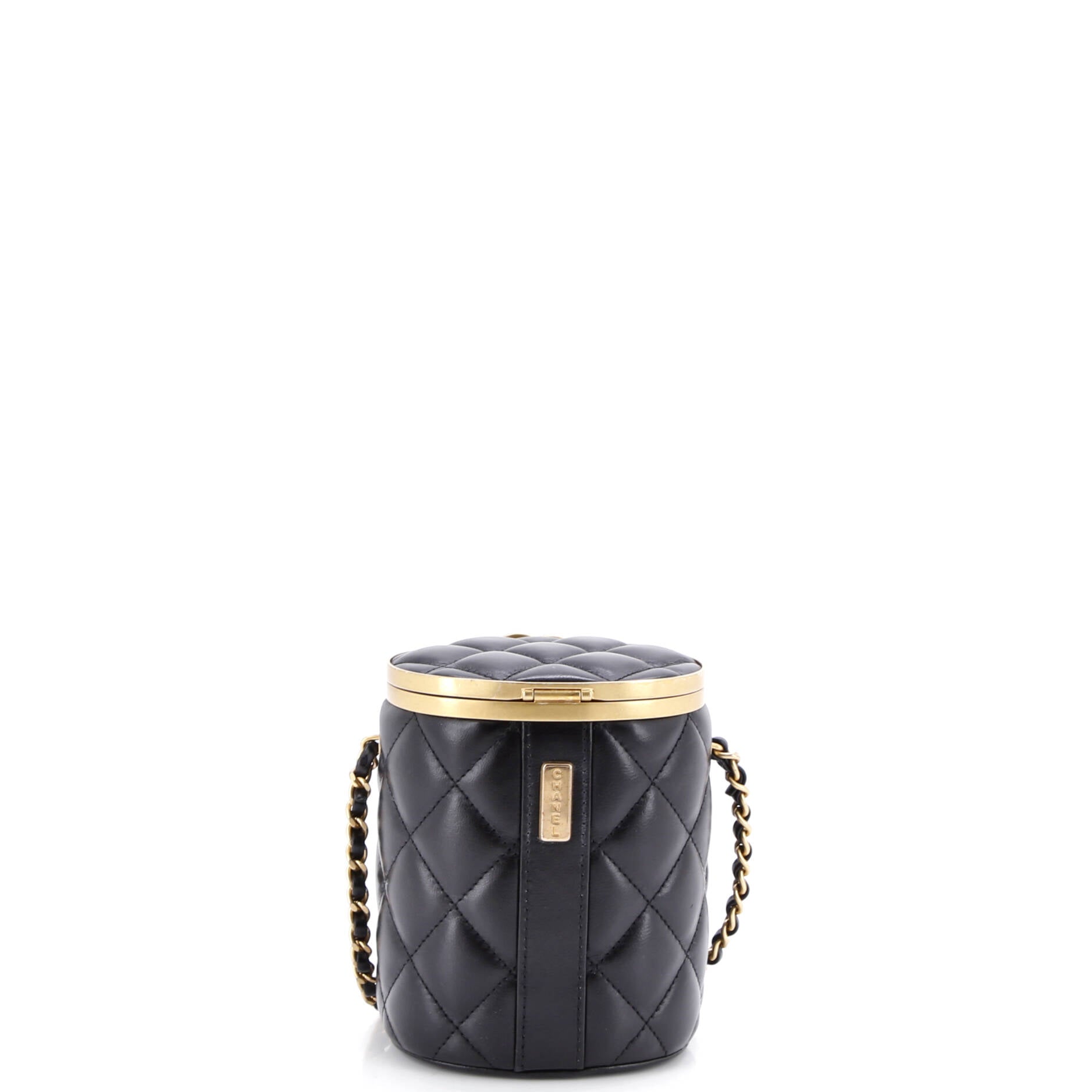 Crown Box Vanity Bag Quilted Lambskin Mini