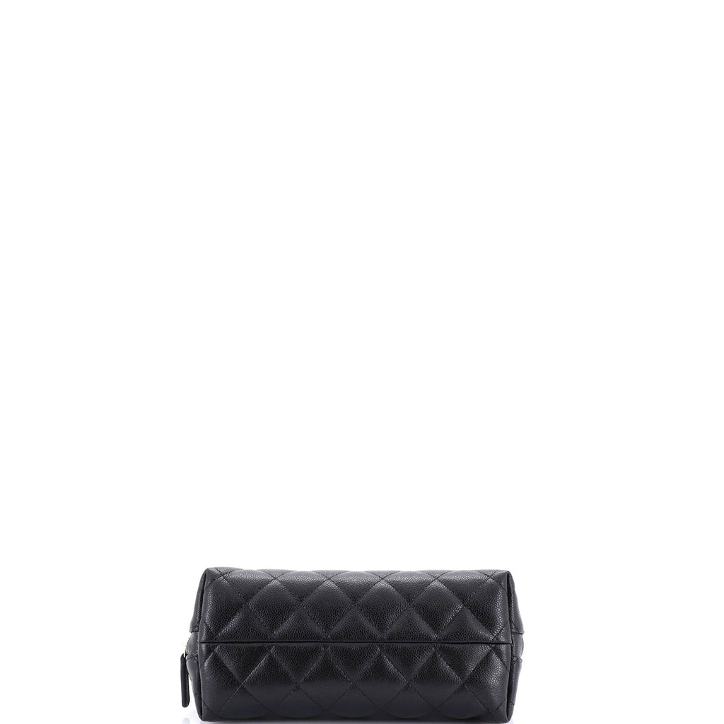 CC Dome Cosmetic Case Quilted Caviar Small