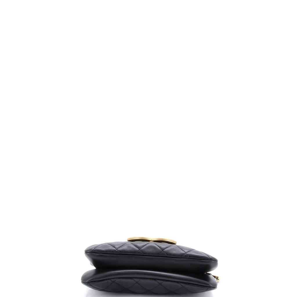 Giant CC Clutch with Chain Quilted Lambskin