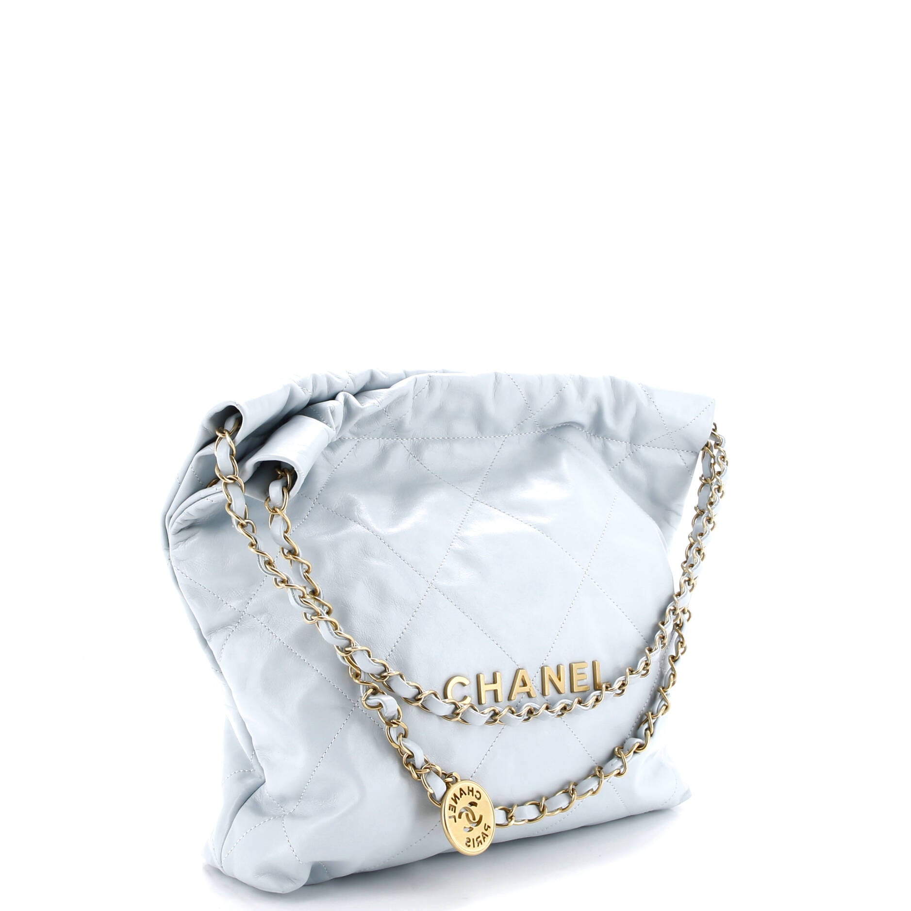 22 Chain Hobo Quilted Calfskin Small