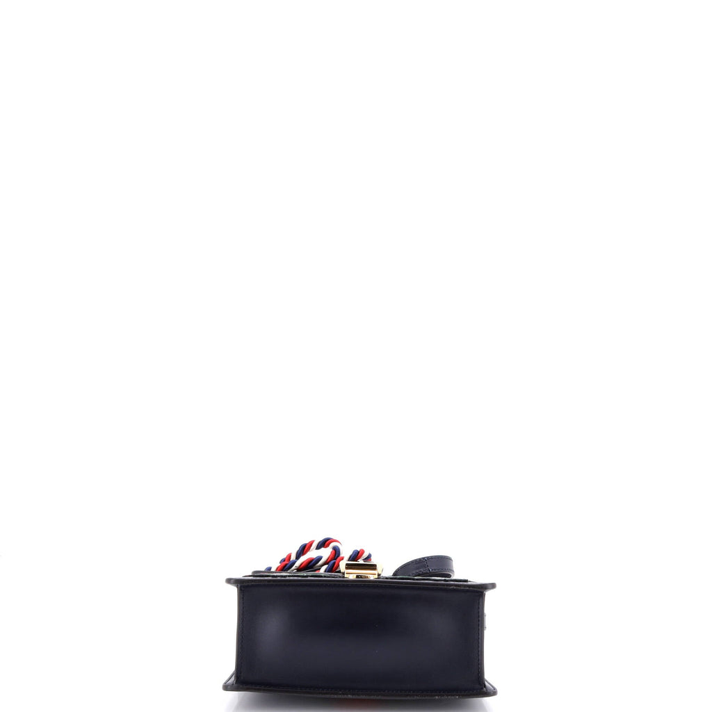 Sylvie Top Handle Bag Embroidered Leather Mini