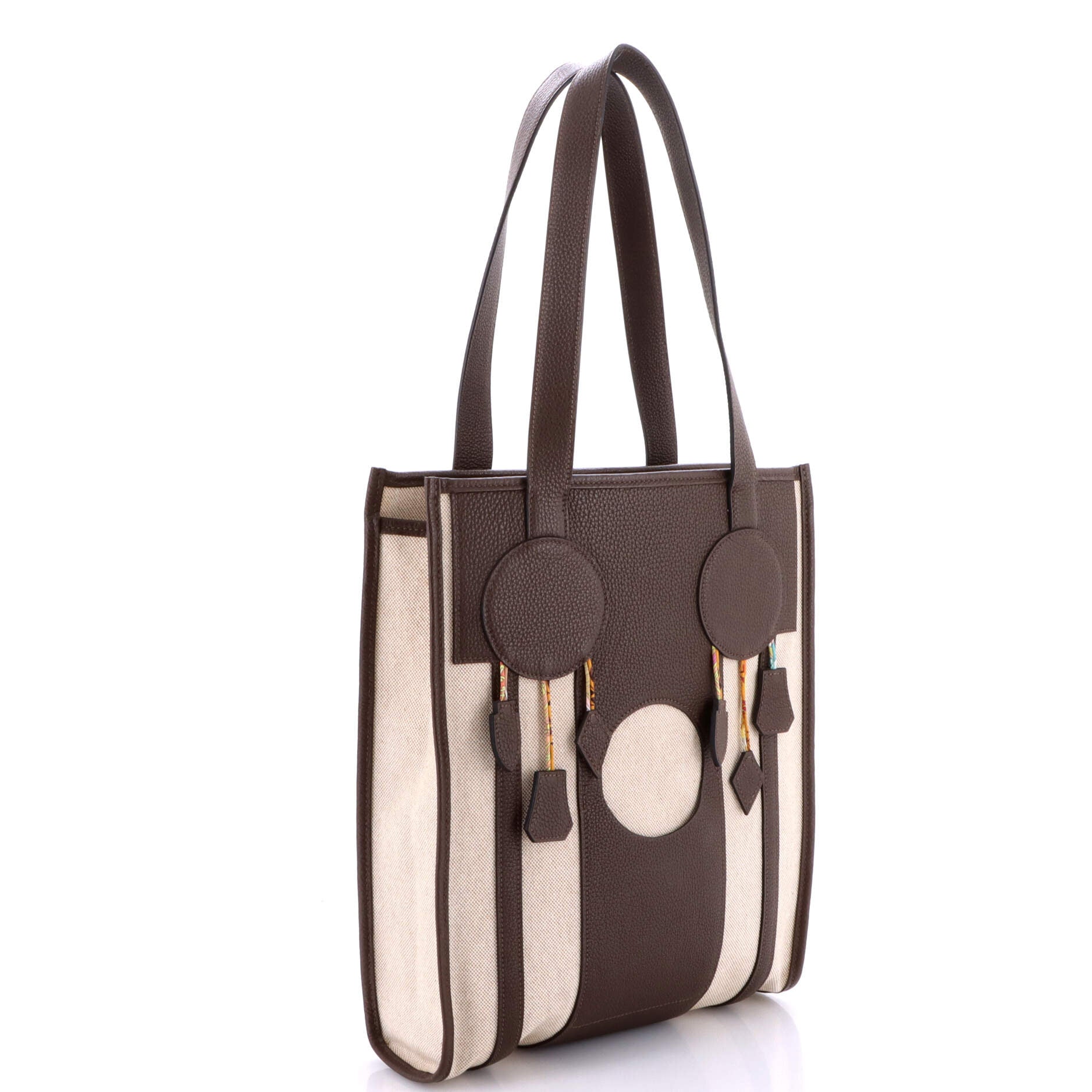 Petit H Dream Catcher Tote Toile and Leather