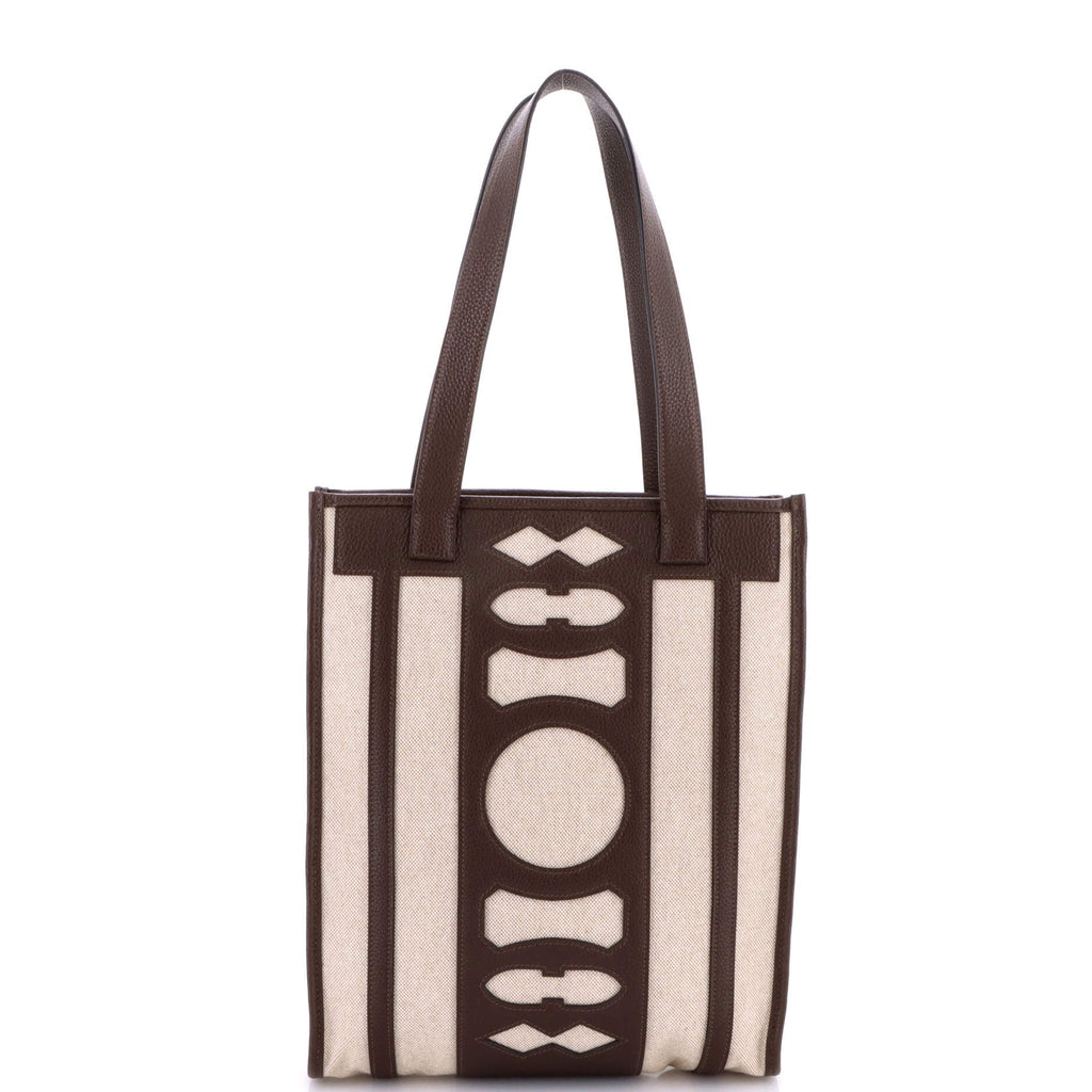 Petit H Dream Catcher Tote Toile and Leather