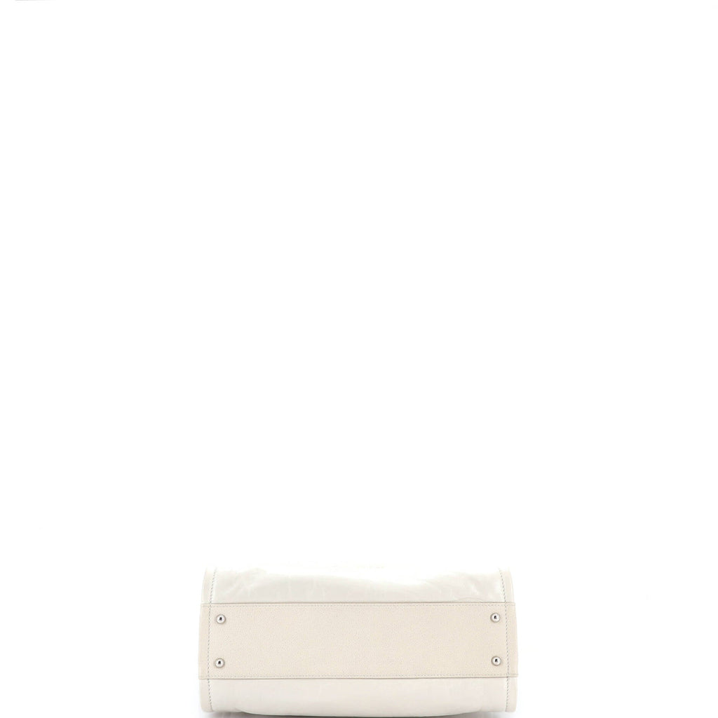 Deauville Tote Glazed Calfskin Small