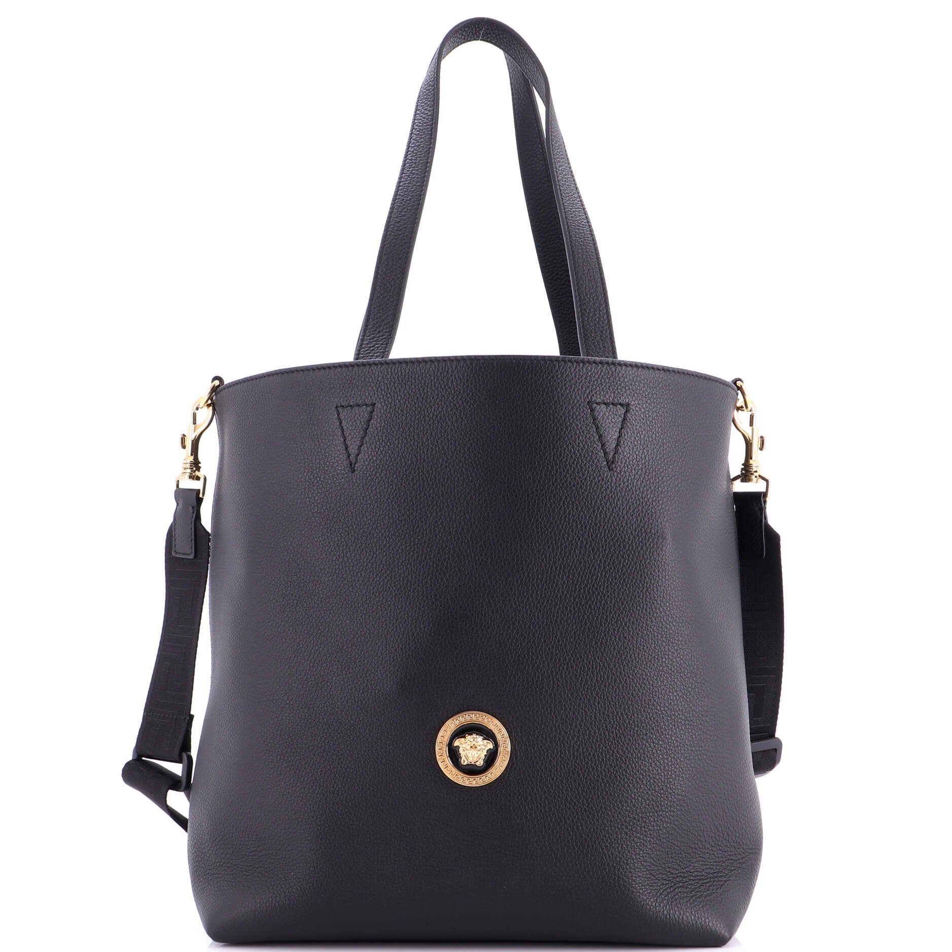 La Medusa Convertible Shopper Tote Bag Leather Leather Tall