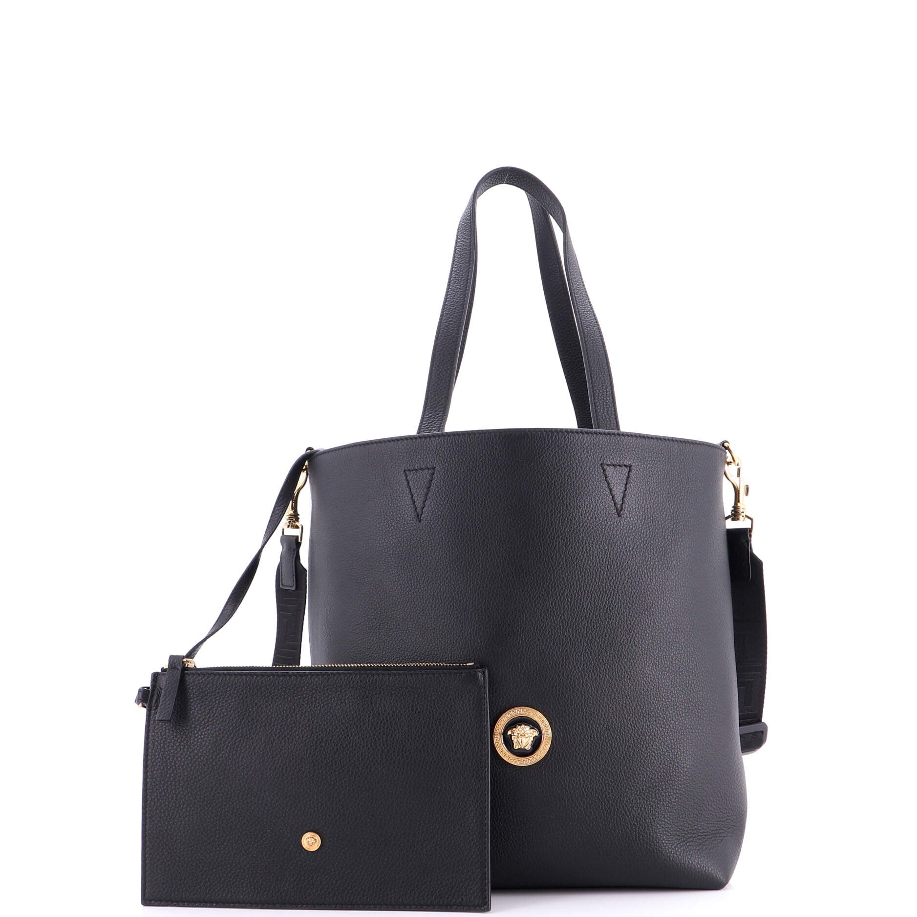 La Medusa Convertible Shopper Tote Bag Leather Leather Tall