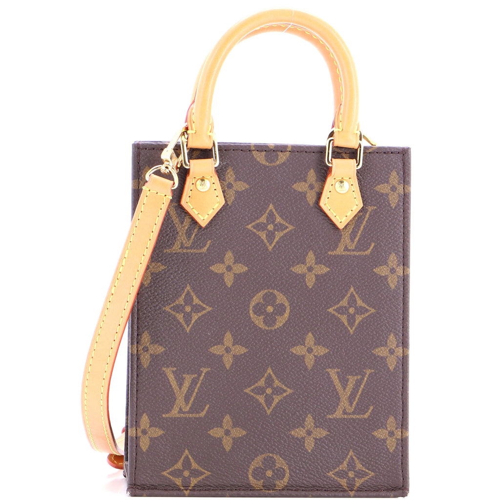 Petit Sac Plat Bag Monogram Canvas