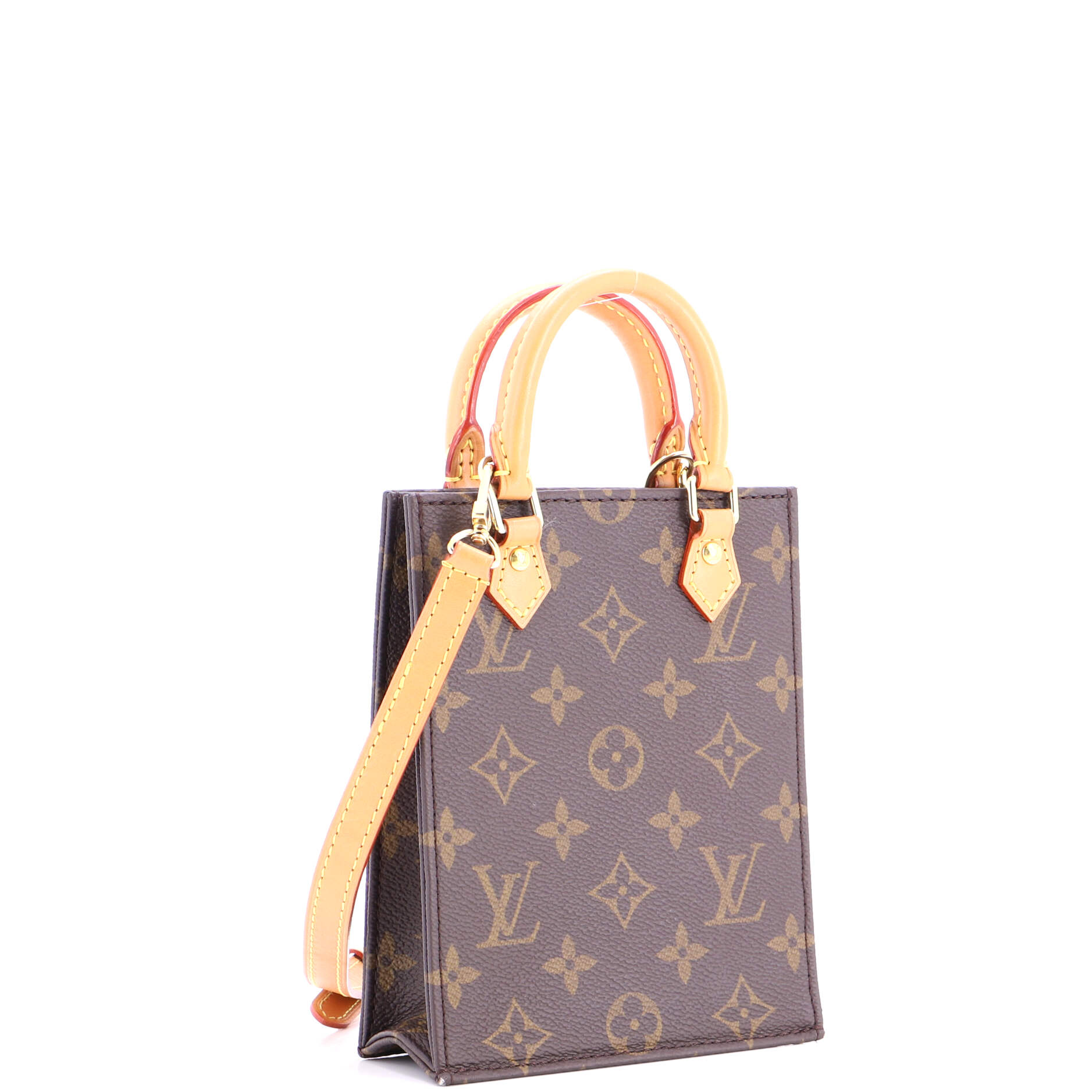 Petit Sac Plat Bag Monogram Canvas