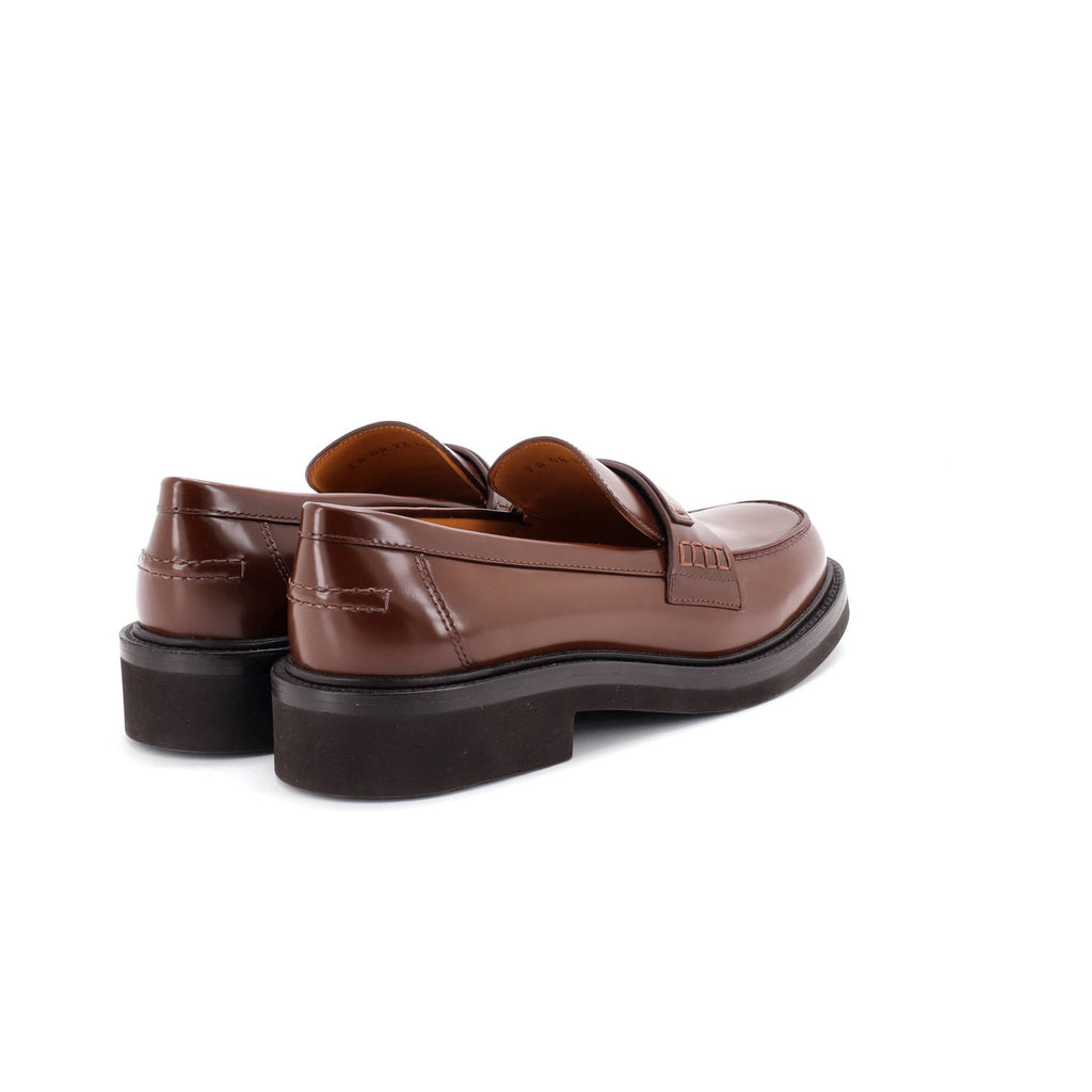 Women's Boy Loafers Leather