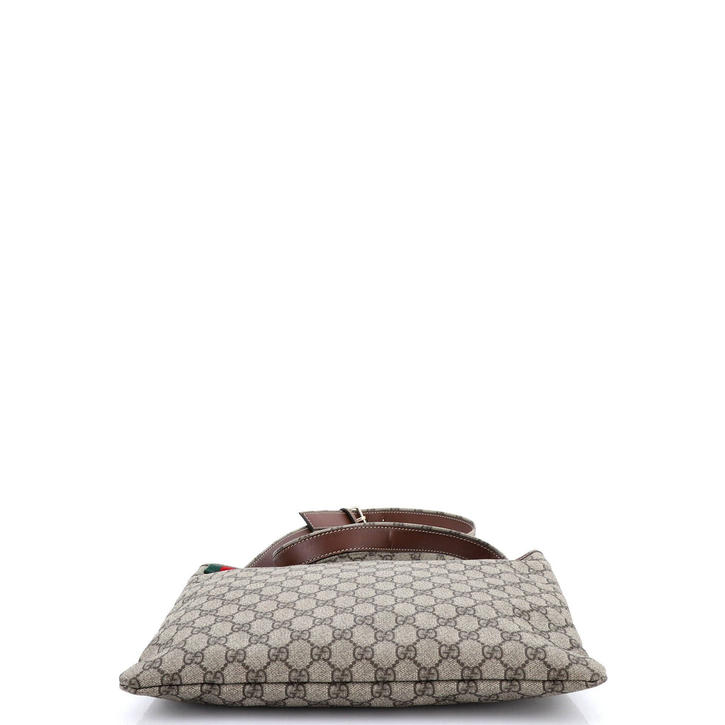 Web Loop Flat Messenger GG Coated Canvas Large