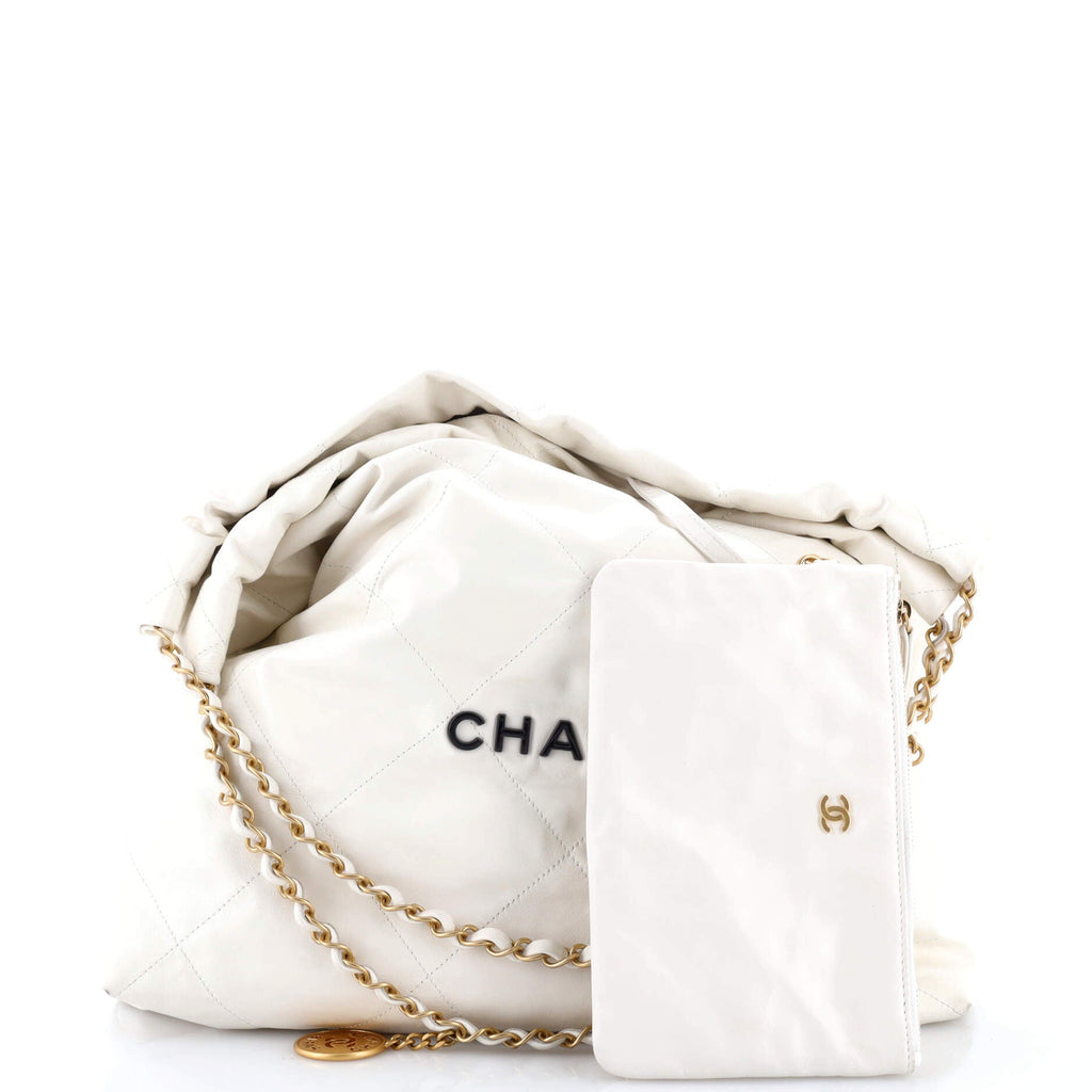 22 Chain Hobo Quilted Calfskin Large