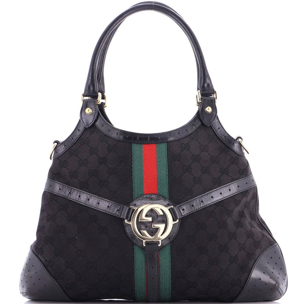 Reins Web Hobo GG Canvas Large
