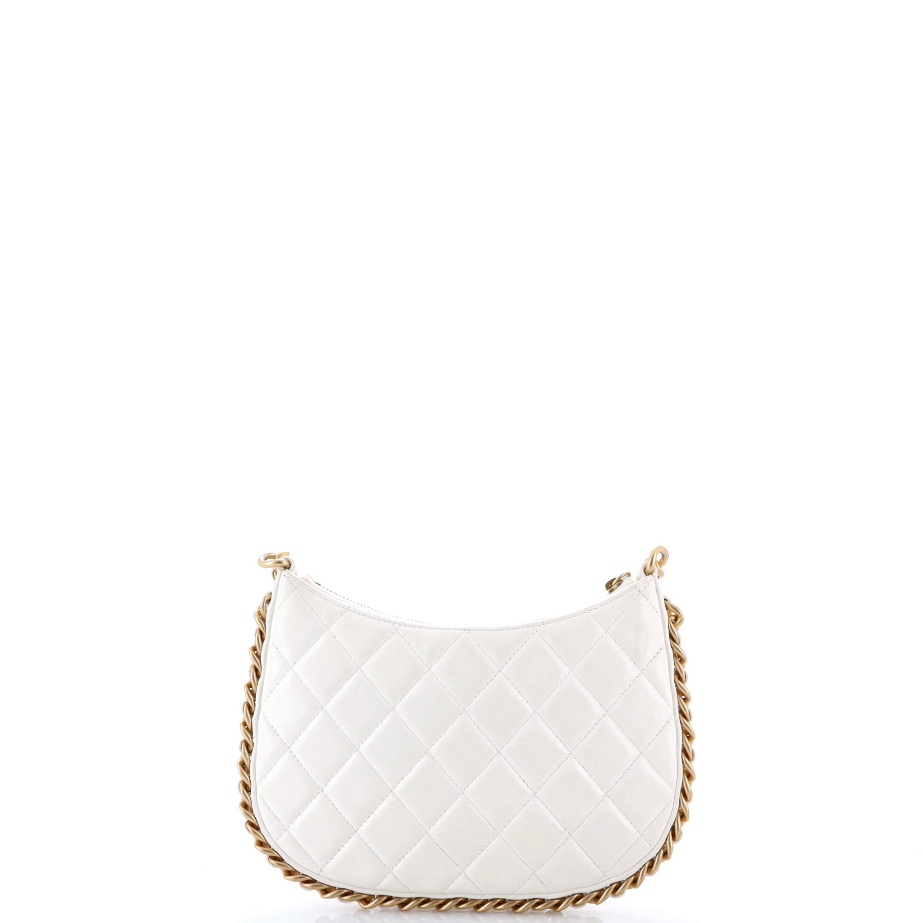 CC Chain Around Hobo Quilted Lambskin