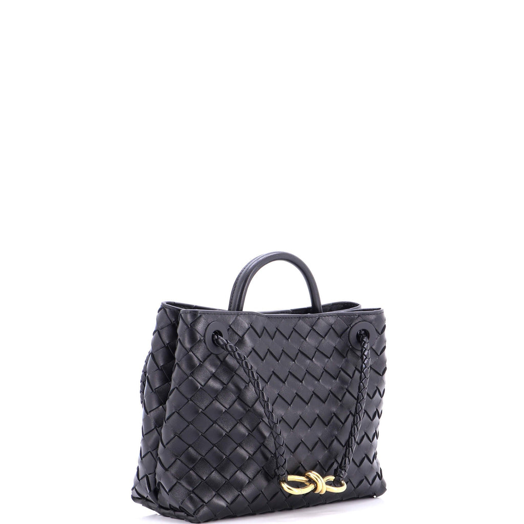 Andiamo Top Handle Bag Intrecciato Nappa Small