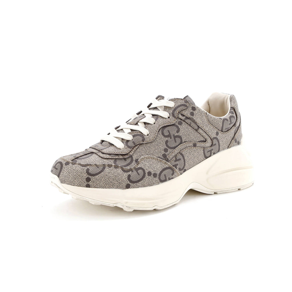 Rhyton Sneakers Jumbo GG Coated Canvas