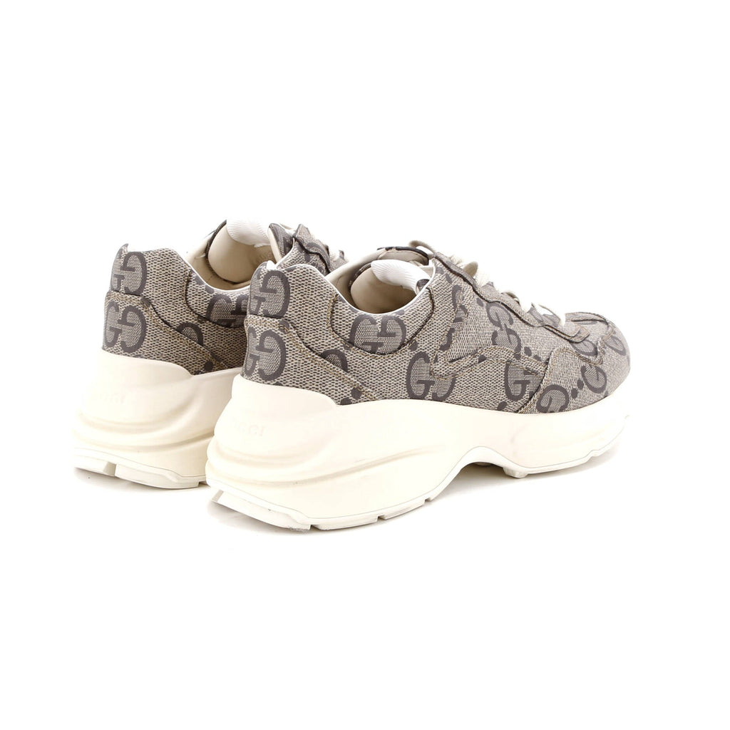 Rhyton Sneakers Jumbo GG Coated Canvas