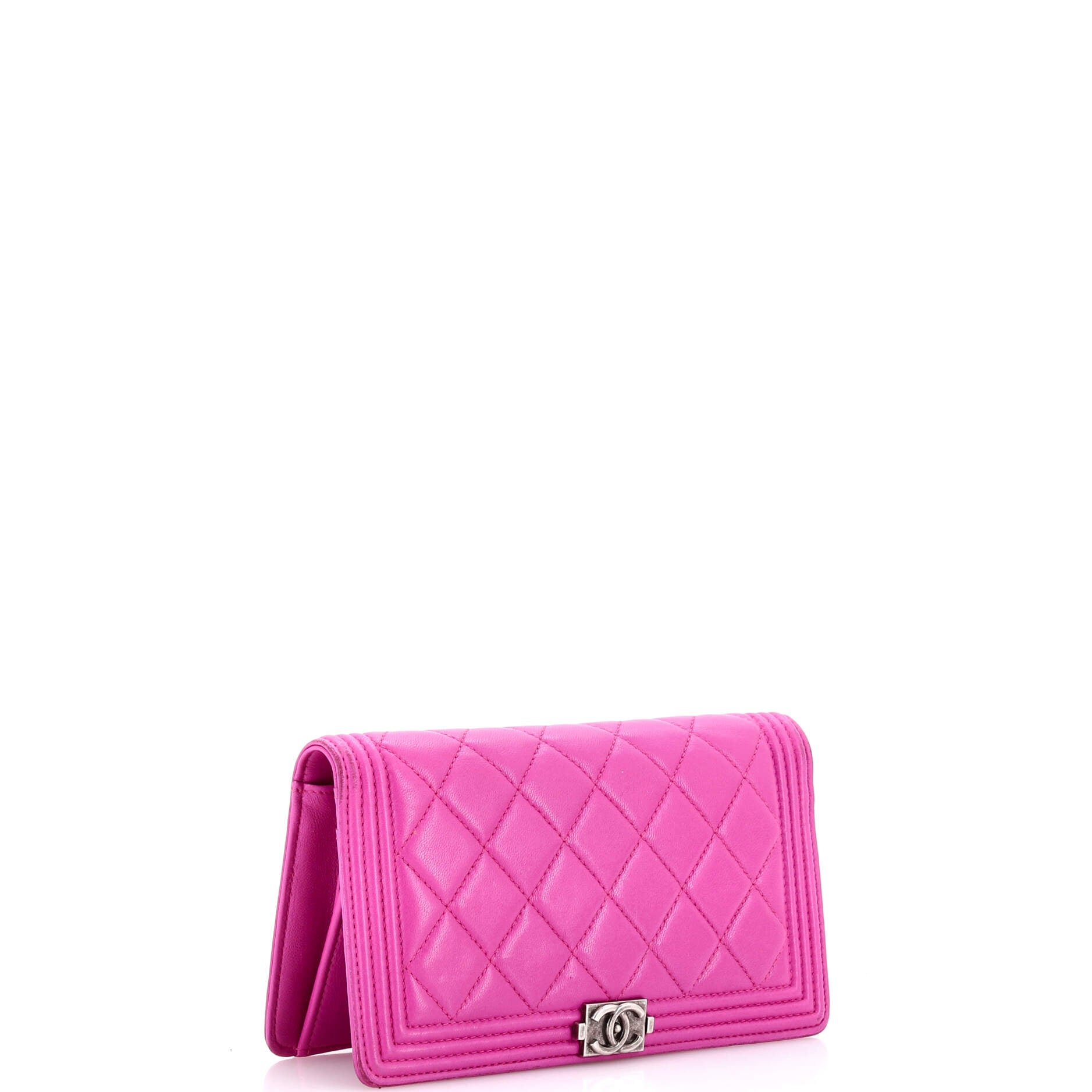 Boy Yen Wallet Quilted Lambskin
