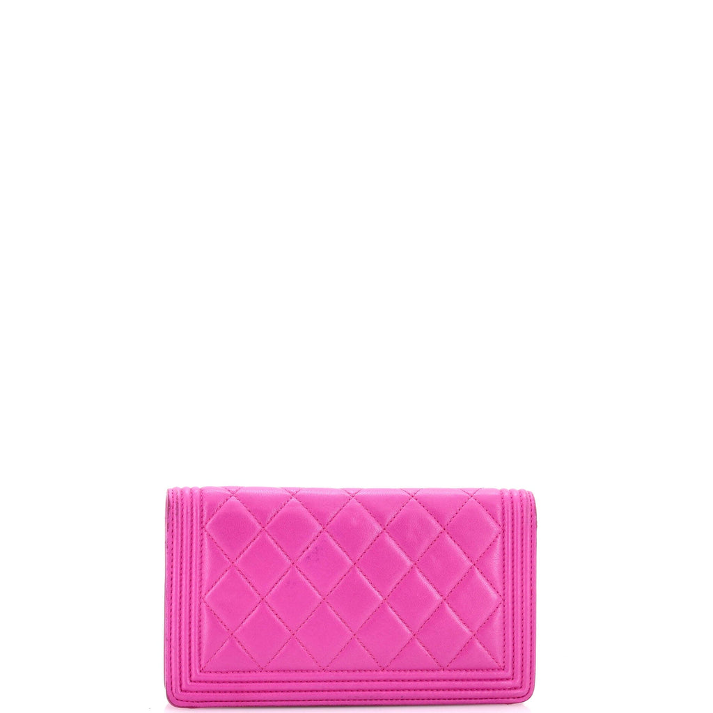 Boy Yen Wallet Quilted Lambskin