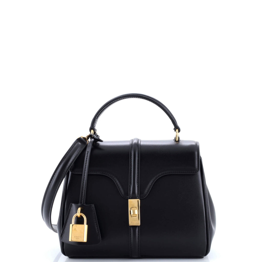 16 Top Handle Bag Smooth Calfskin Mini