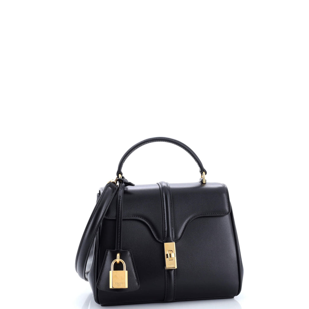 16 Top Handle Bag Smooth Calfskin Mini
