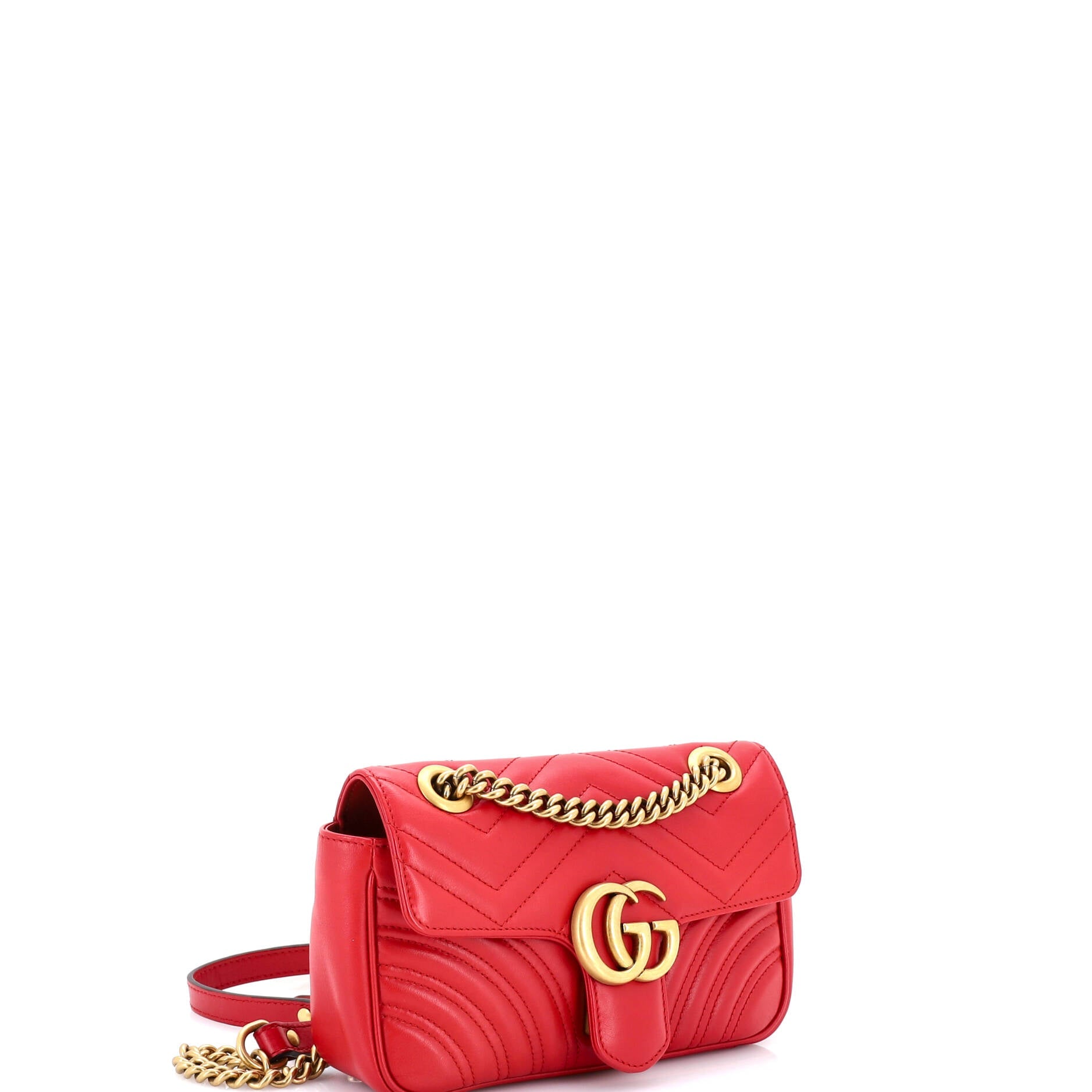 GG Marmont Flap Bag Matelasse Leather Mini