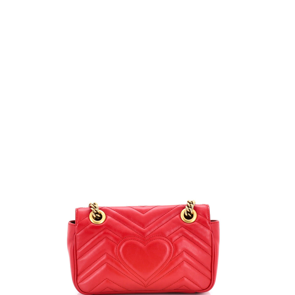 GG Marmont Flap Bag Matelasse Leather Mini