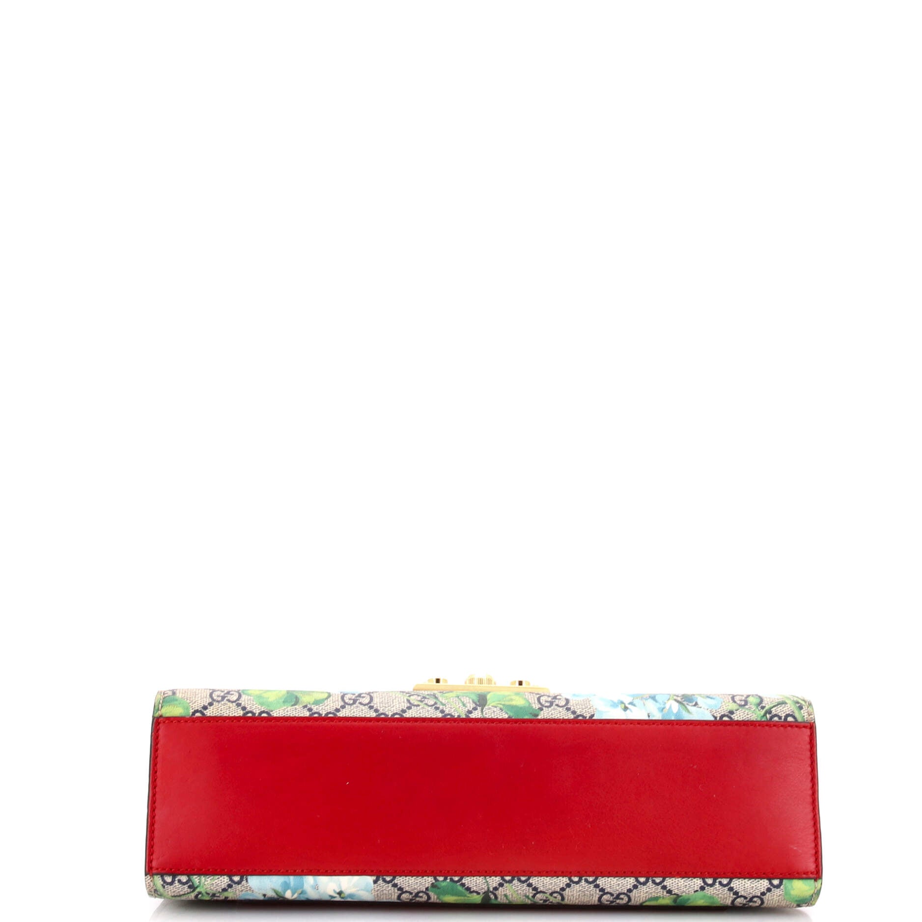Padlock Shoulder Bag Blooms Print GG Coated Canvas Medium