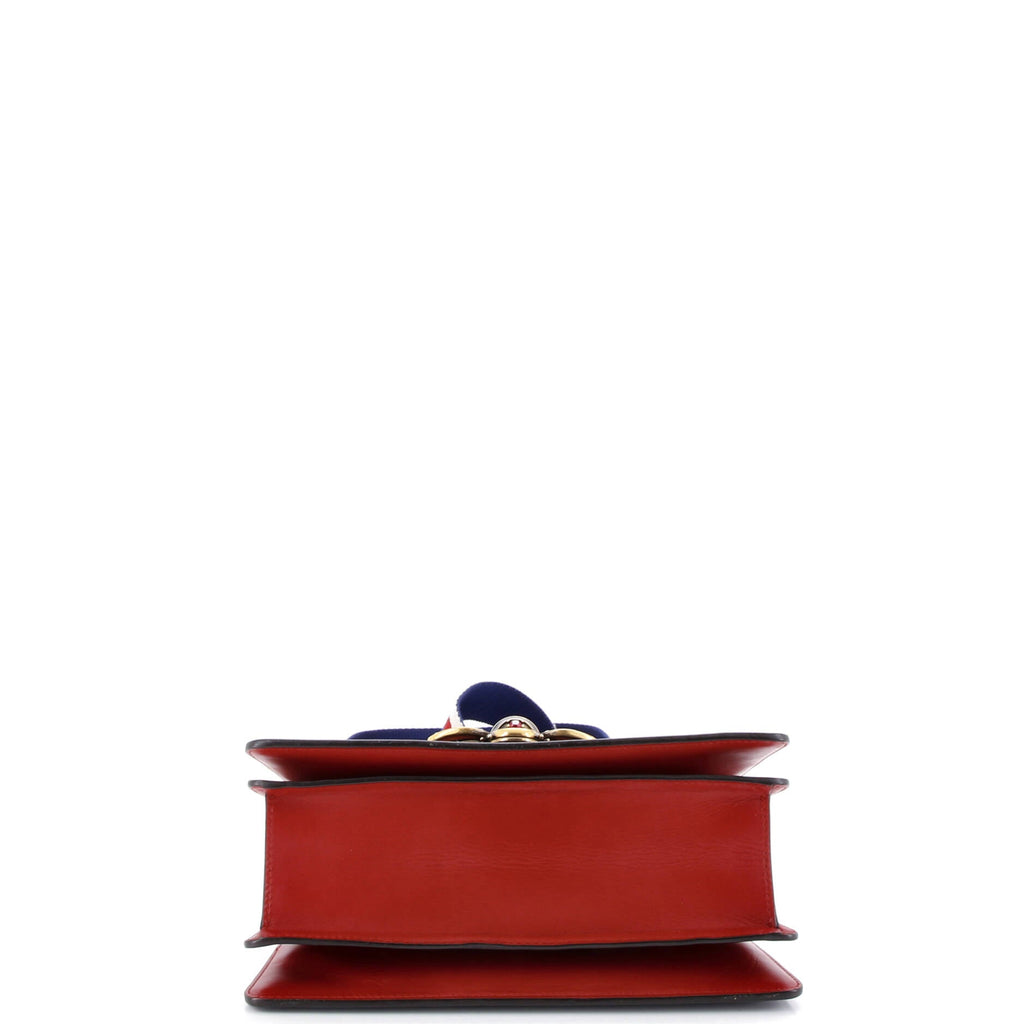 Queen Margaret Top Handle Bag Colorblock Leather Small
