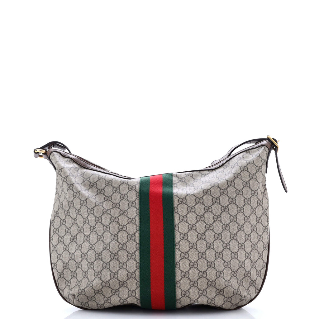 Ophidia Half Moon Hobo GG Coated Canvas Large