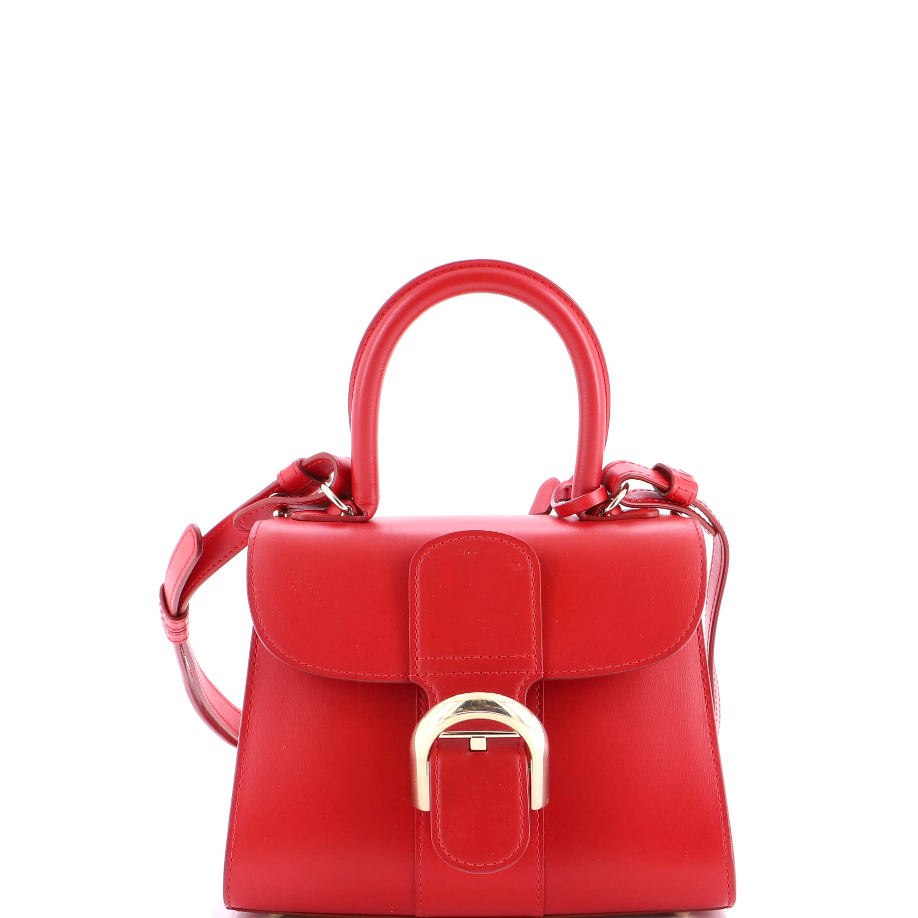 Brillant Top Handle Bag Leather Mini