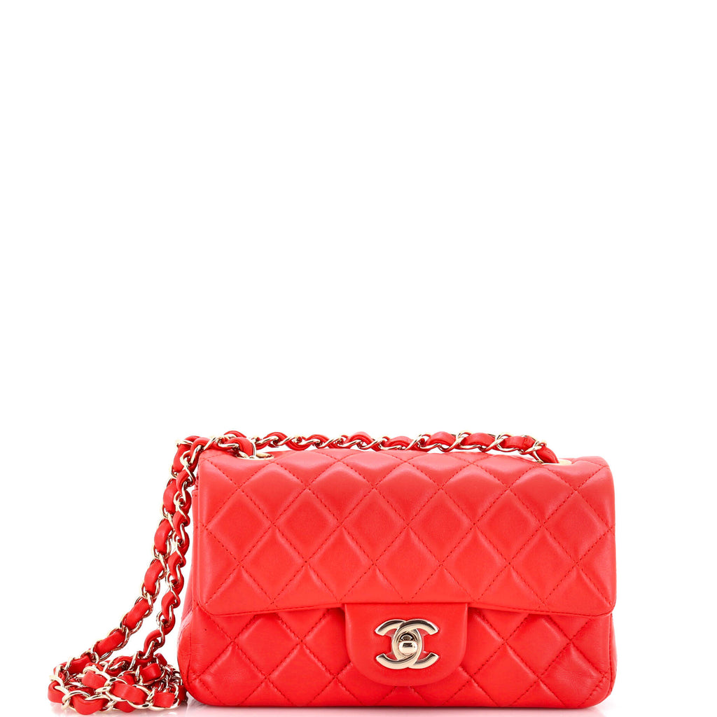 Classic Single Flap Bag Quilted Lambskin Mini