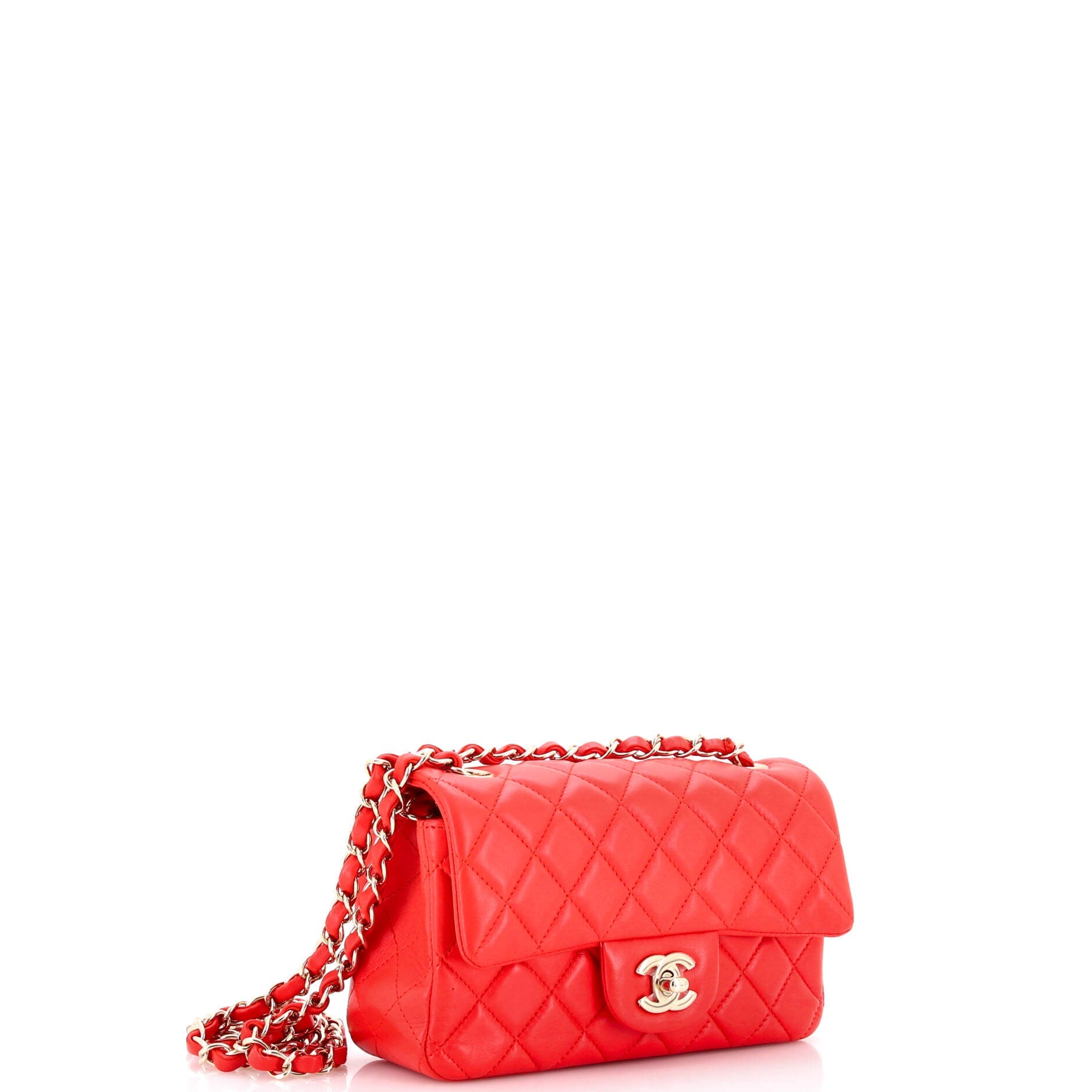 Classic Single Flap Bag Quilted Lambskin Mini