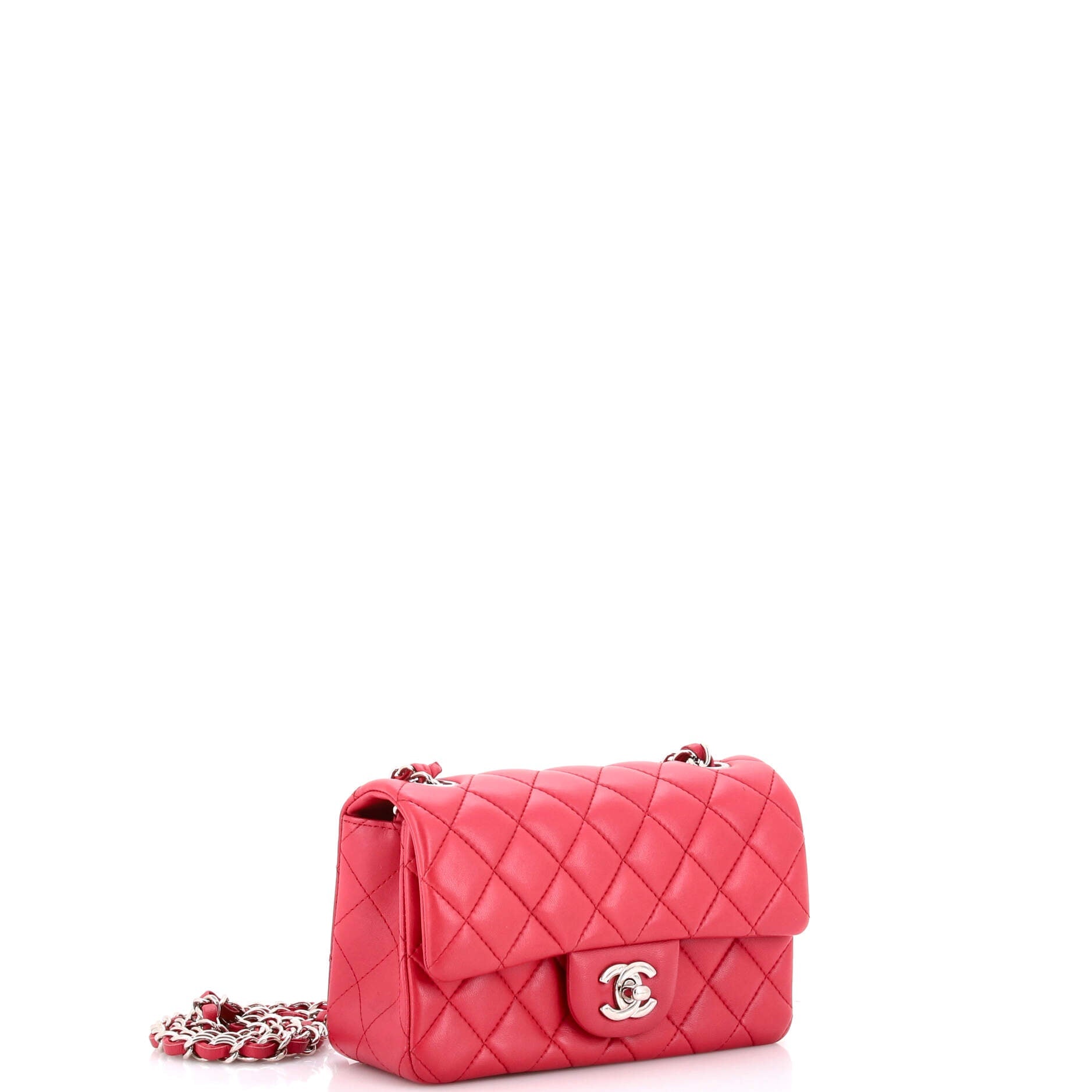 Classic Single Flap Bag Quilted Lambskin Mini