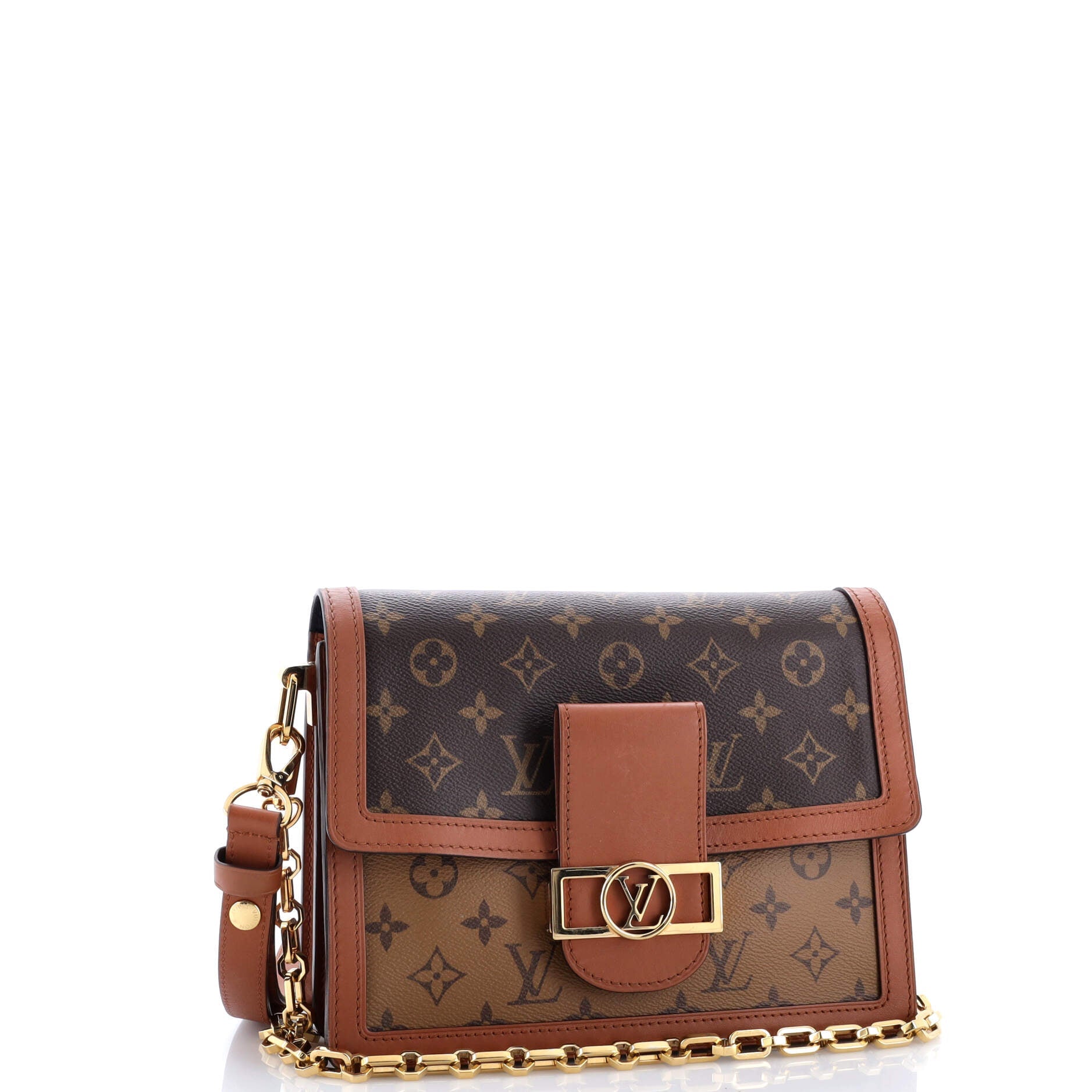 Dauphine Shoulder Bag Reverse Monogram Canvas MM