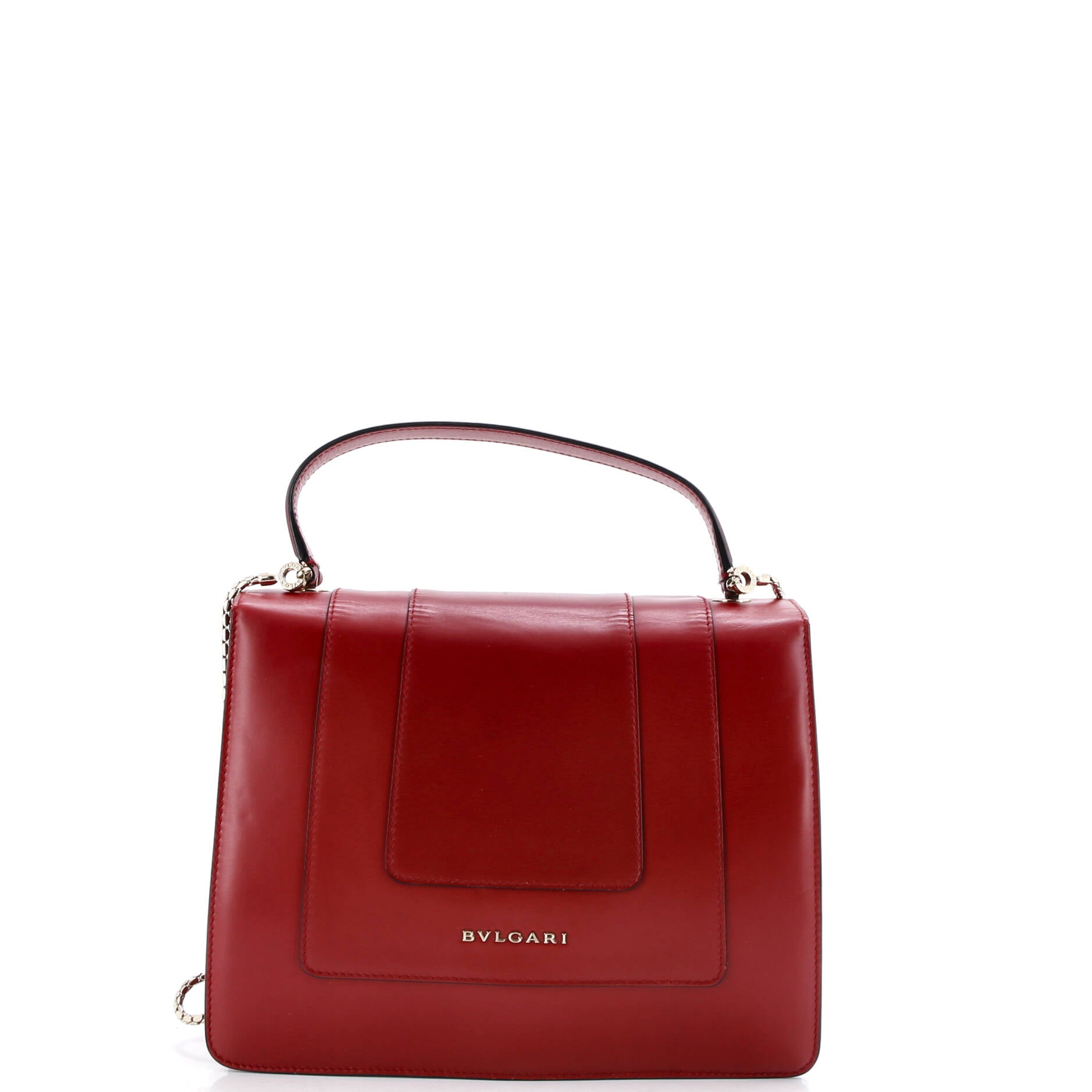 Serpenti Forever Top Handle Bag Leather Medium