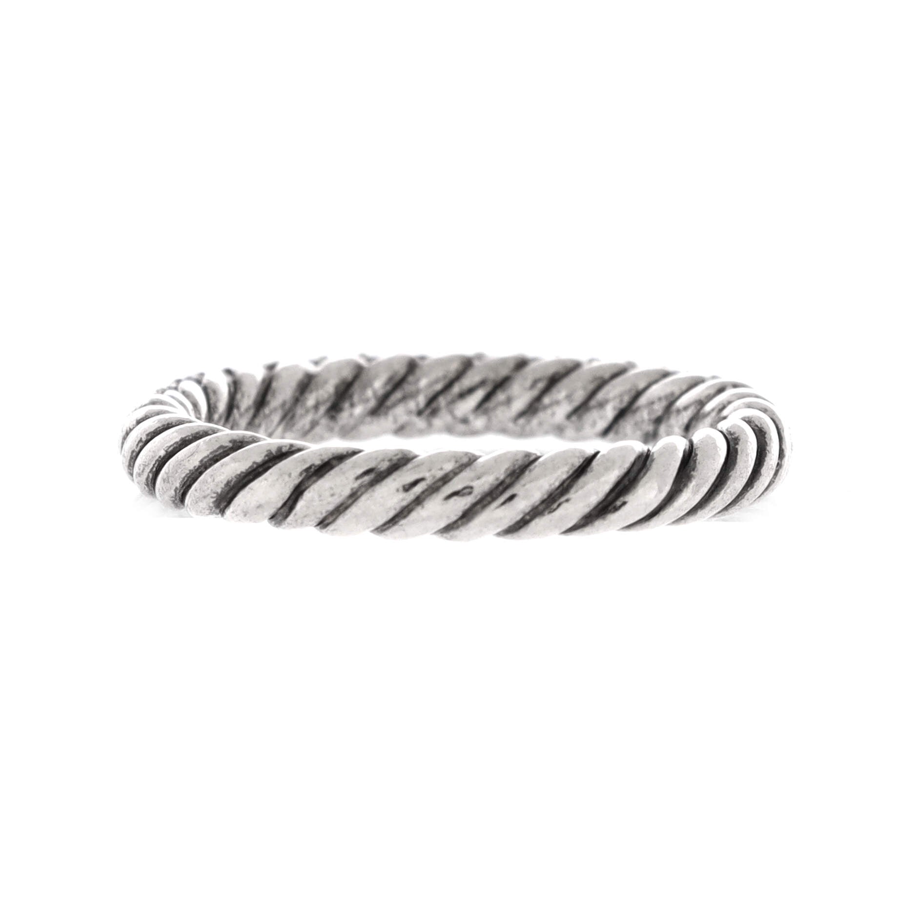 Petite Pave Stack Ring Sterling Silver with Pave Diamonds 3mm