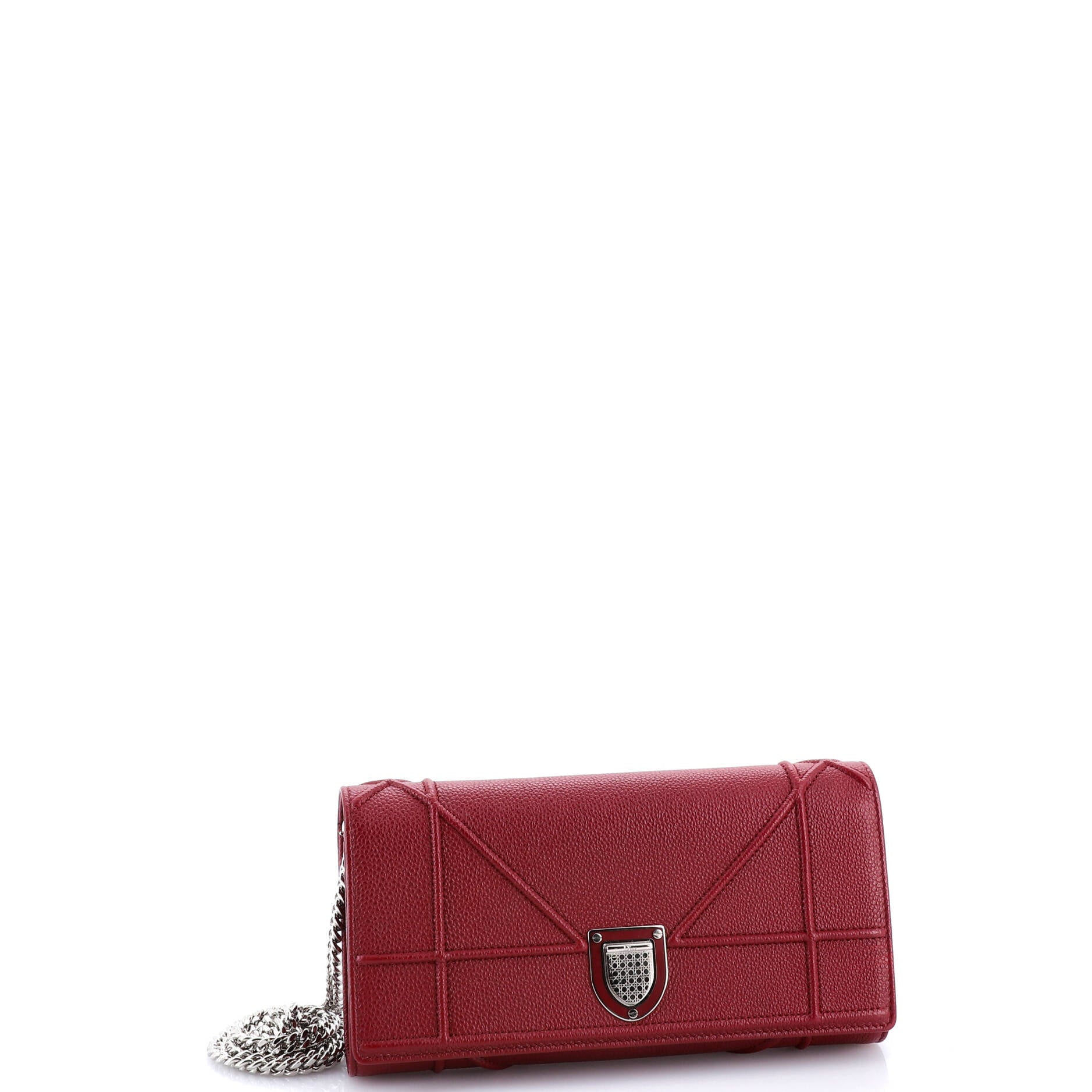 Diorama Wallet on Chain Leather