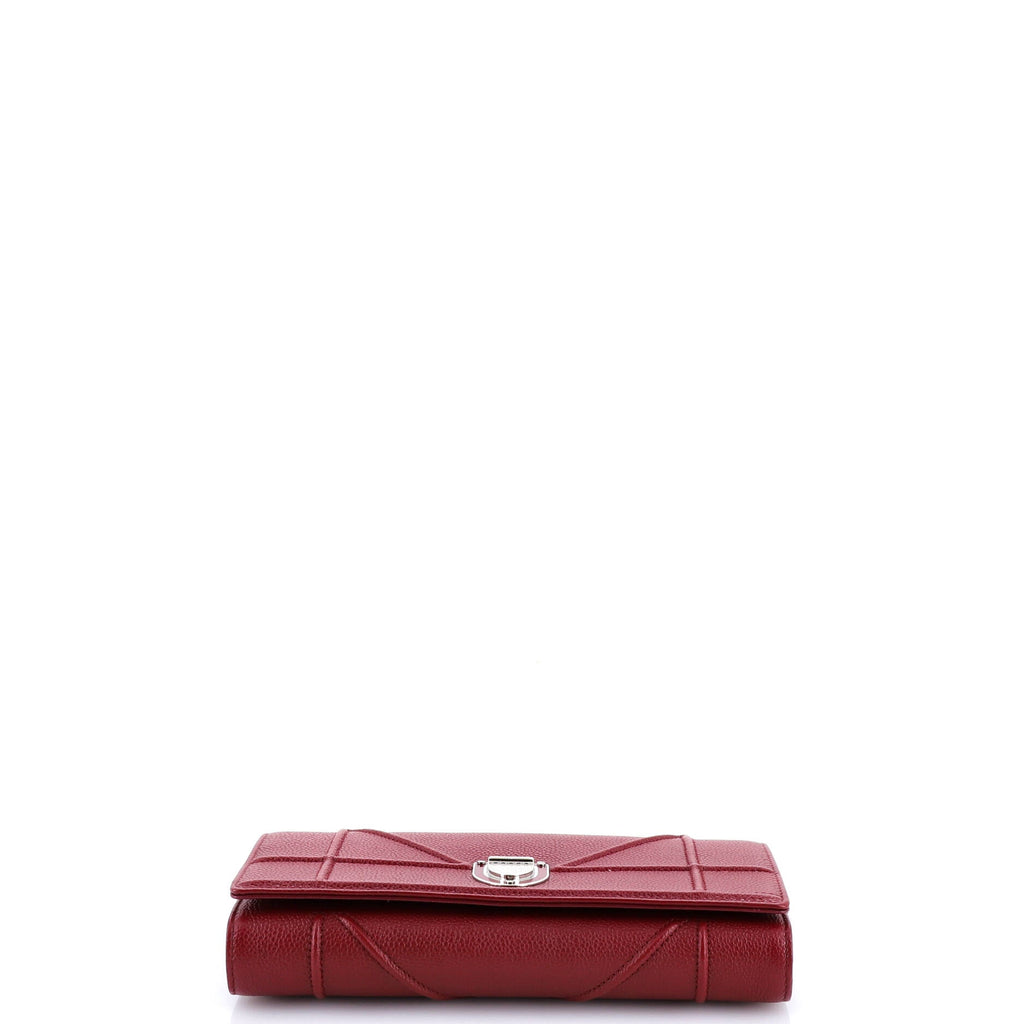 Diorama Wallet on Chain Leather