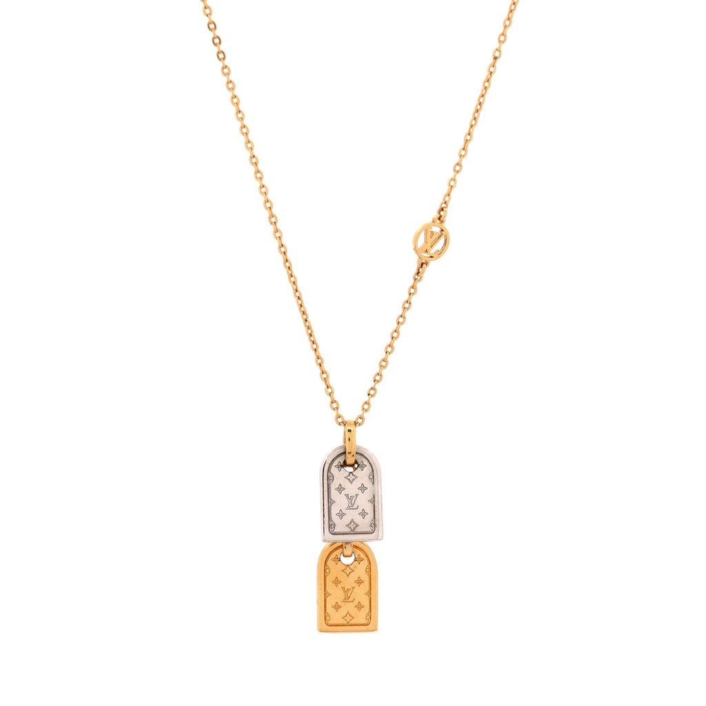 Nanogram Name Tag Pendant Necklace Metal