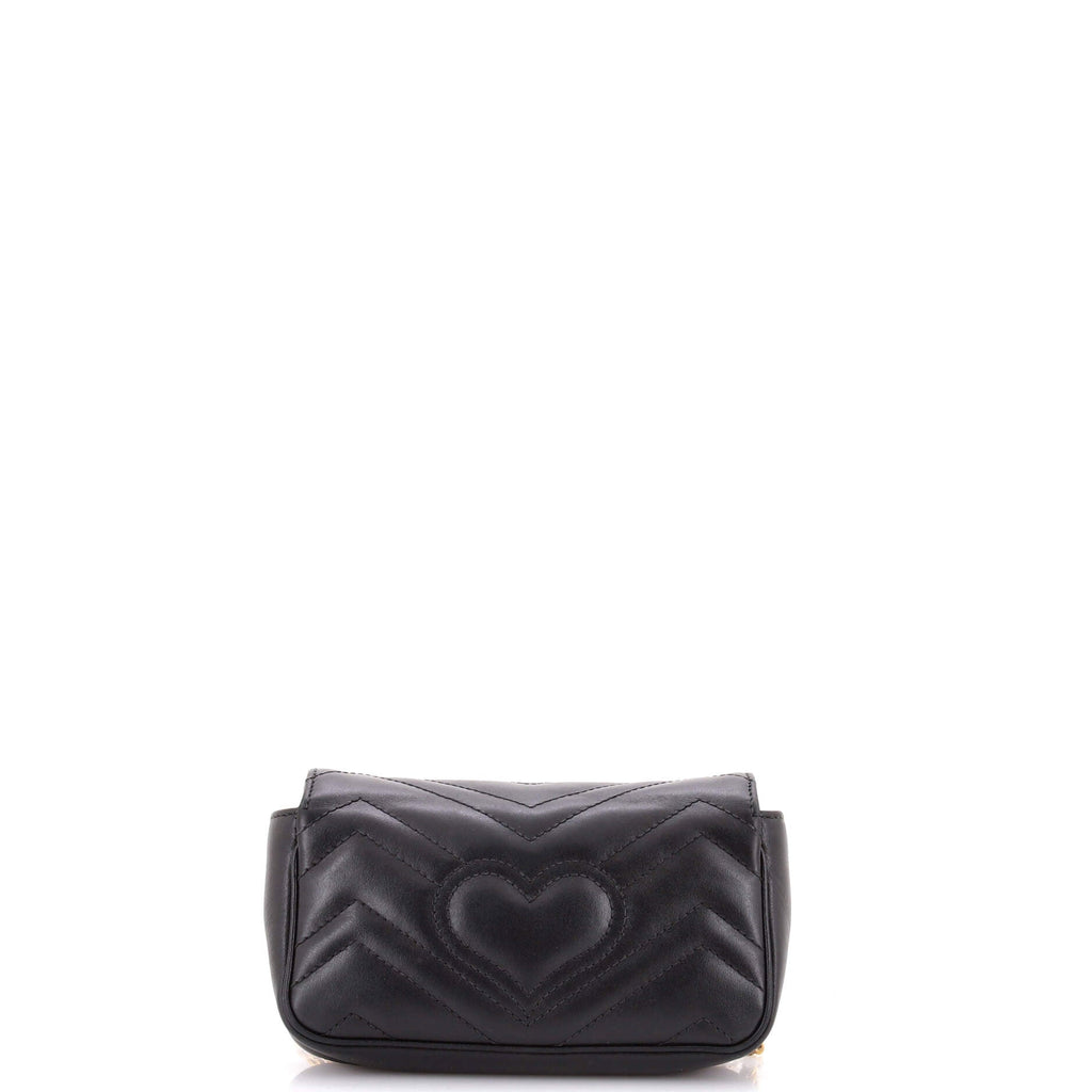 GG Marmont Flap Bag Matelasse Leather Super Mini