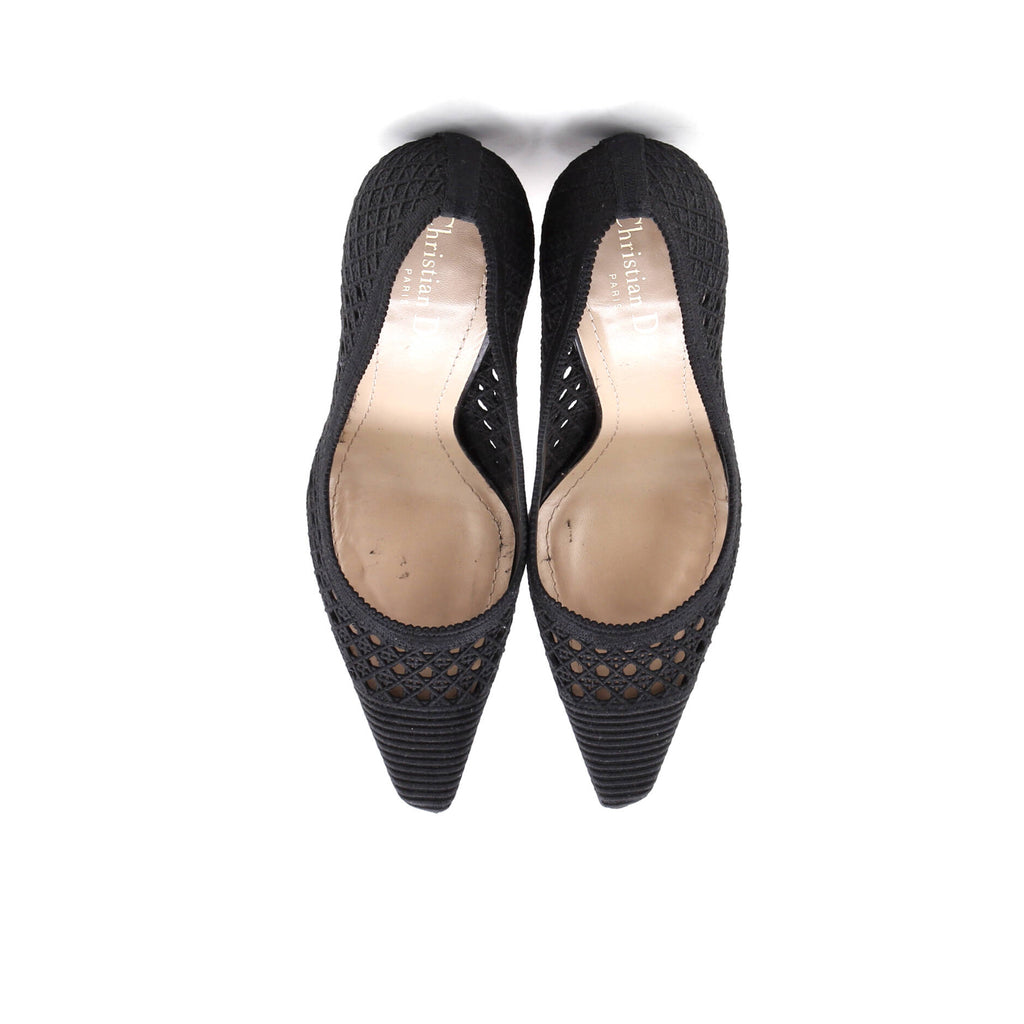Women's Capture Pumps Cannage Embroidered Canvas