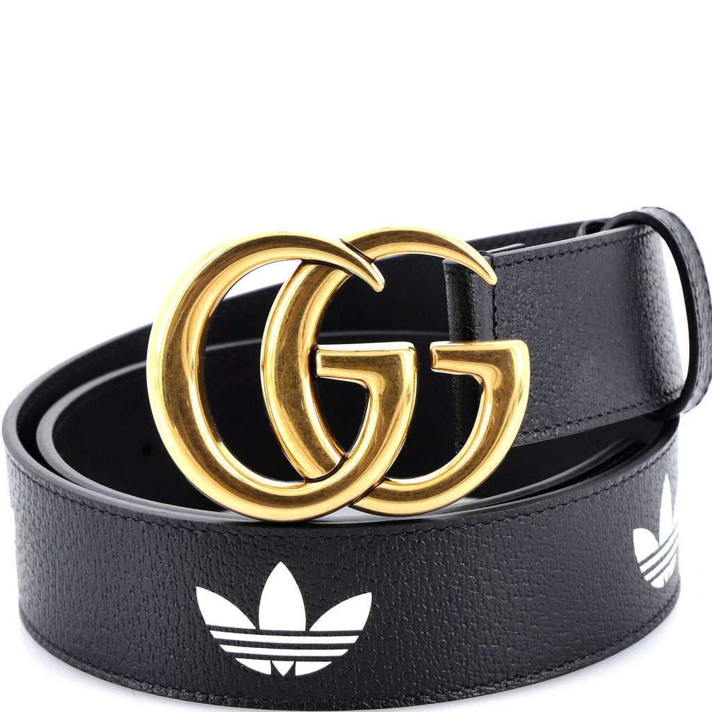 x adidas GG Marmont Belt Printed Leather