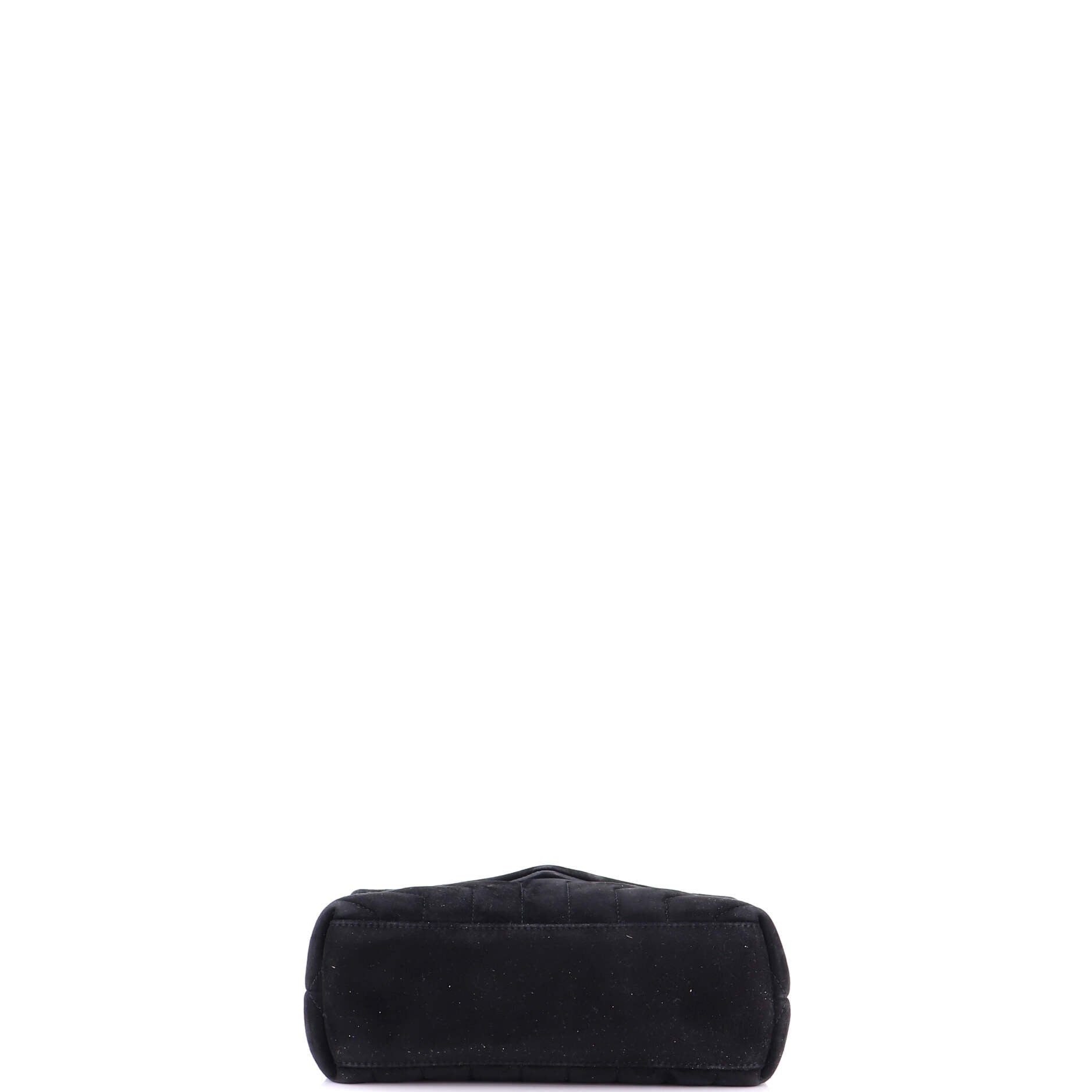 Loulou Shoulder Bag Matelasse Chevron Suede Small